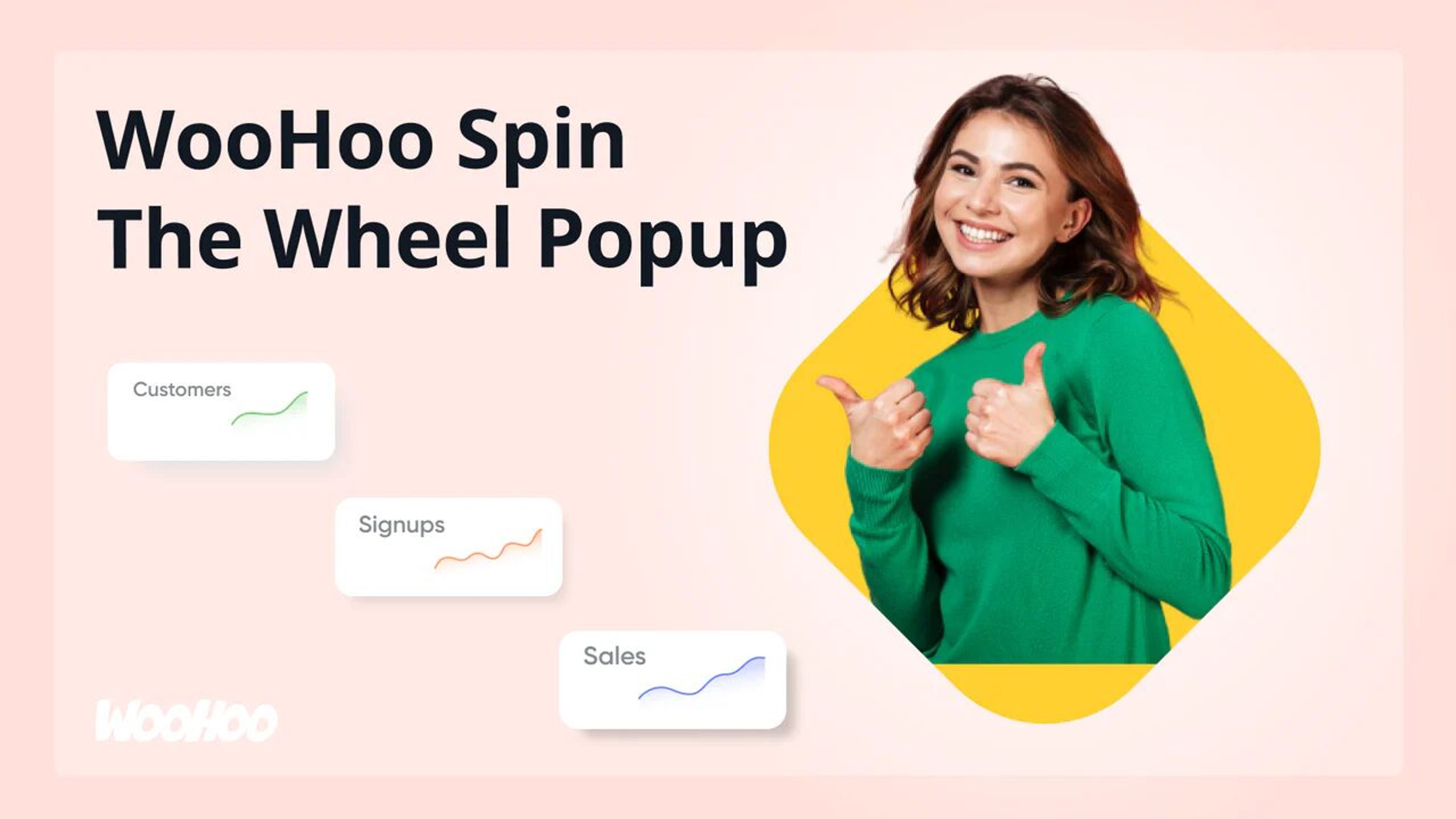 woohoo spin the wheel popup