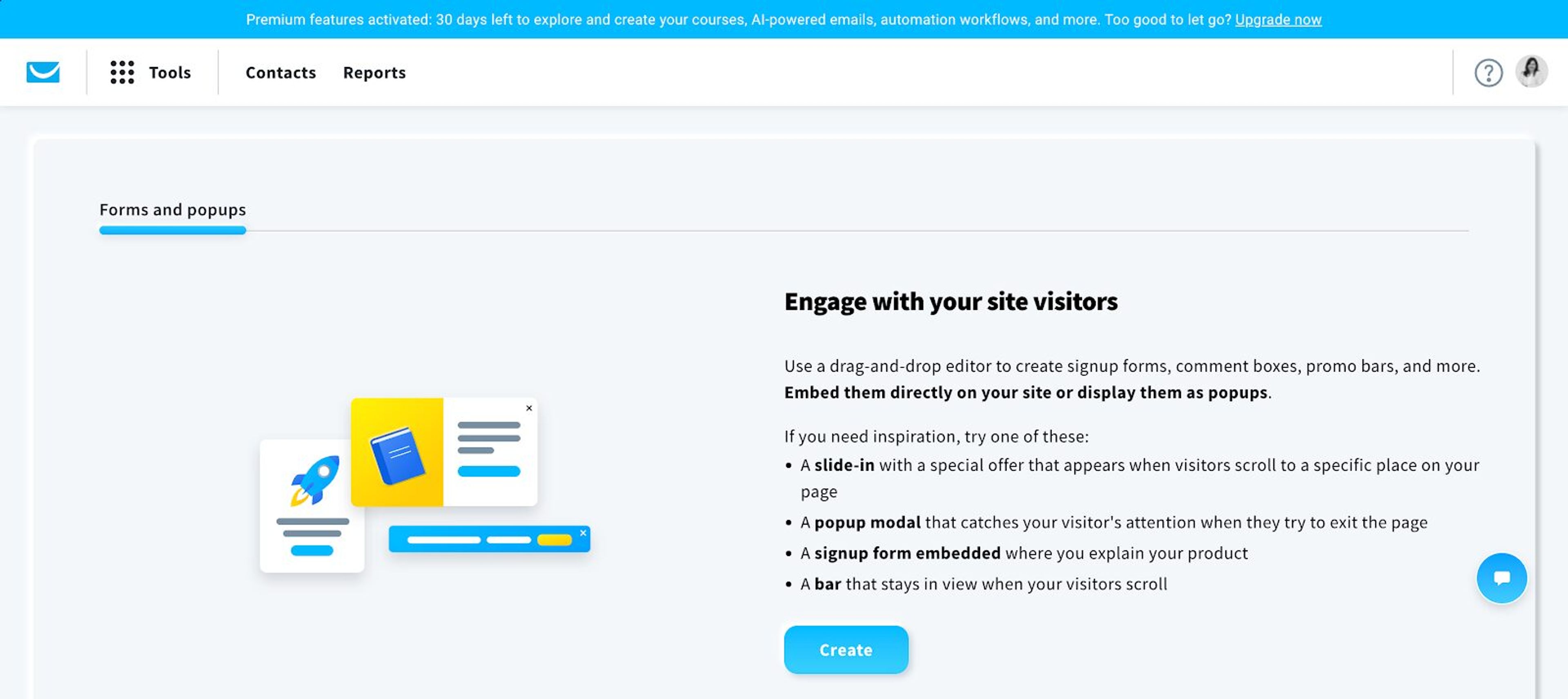 Email marketing software by GetResponse.