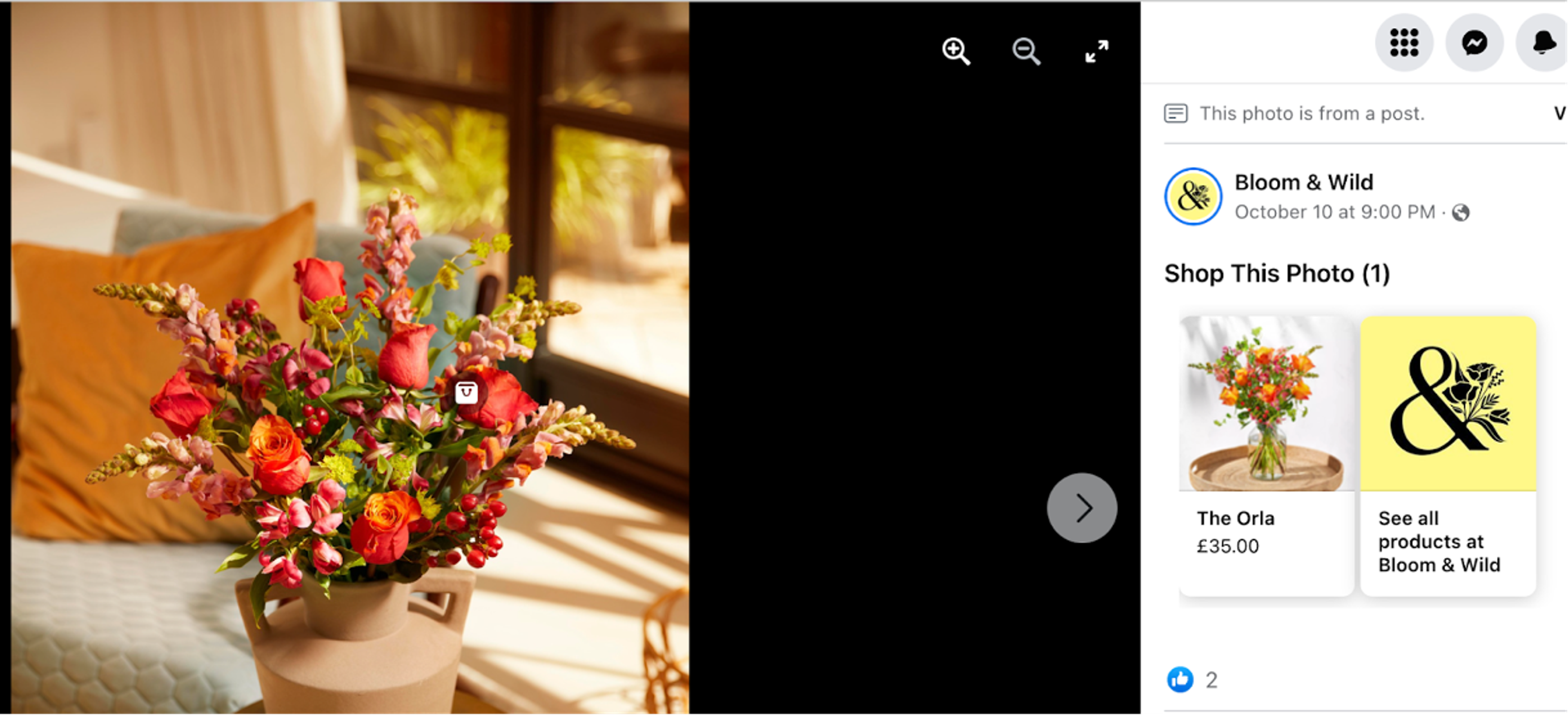 Bloom &amp; Wild’s Facebook Posts