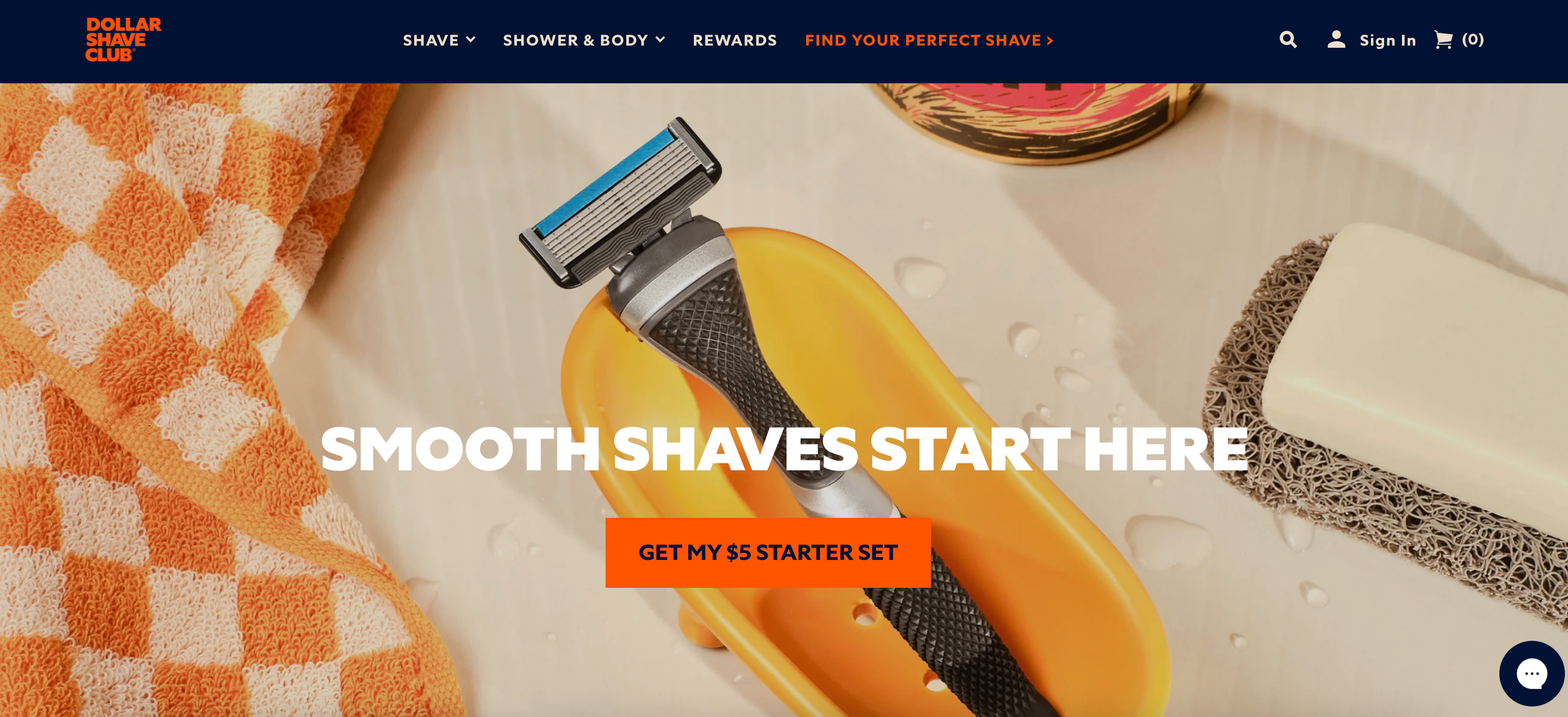 Dollar Shave Club direct-to-consumer (DTC) brand