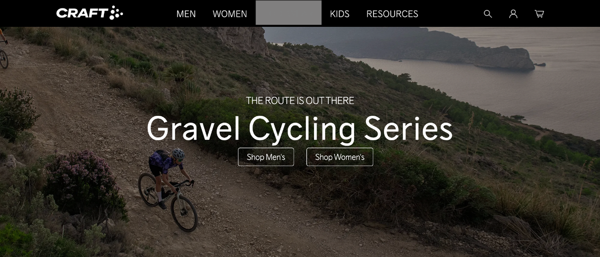 Craft Sportswear website