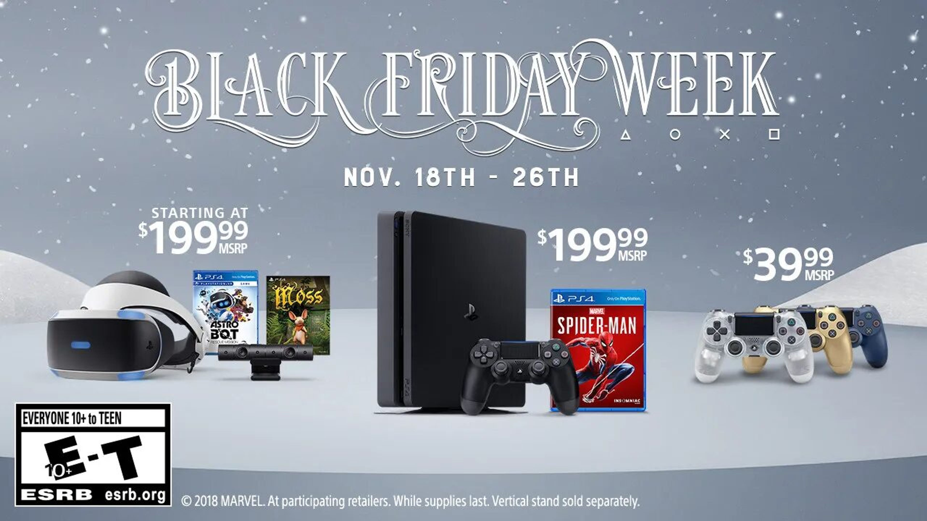 Play Station Black Friday marketing tactic