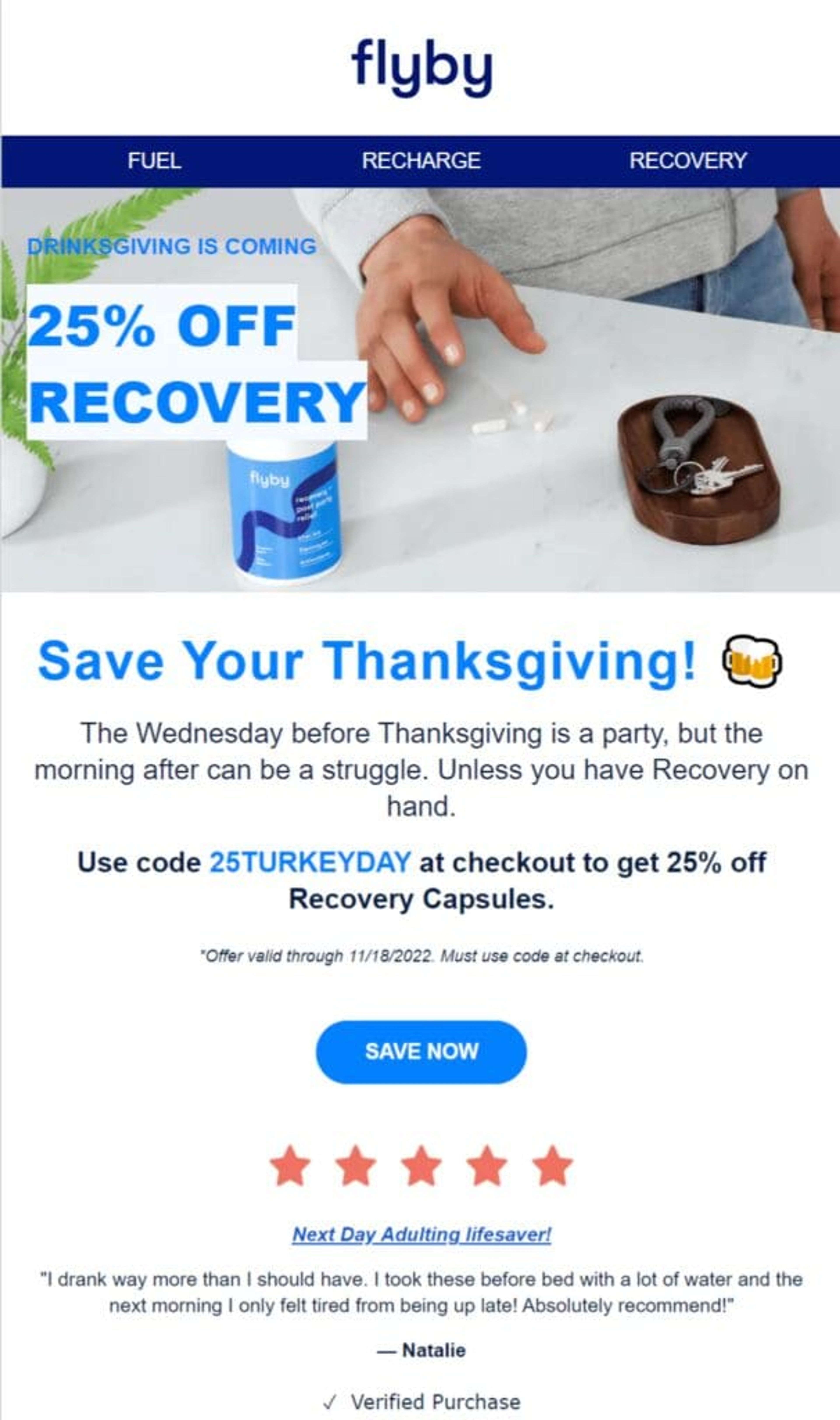 Thanksgiving marketing strategy from flyby.