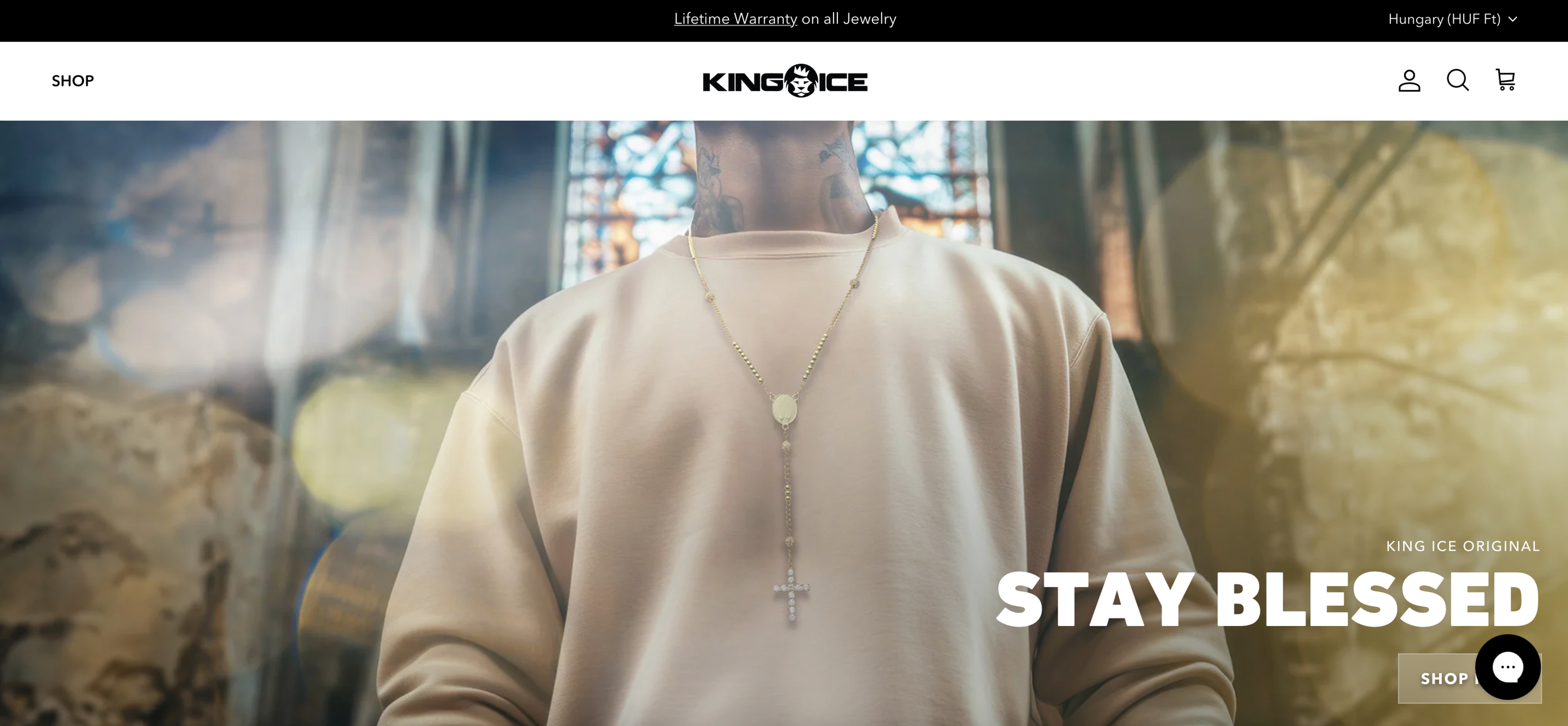 King Ice Shopify store