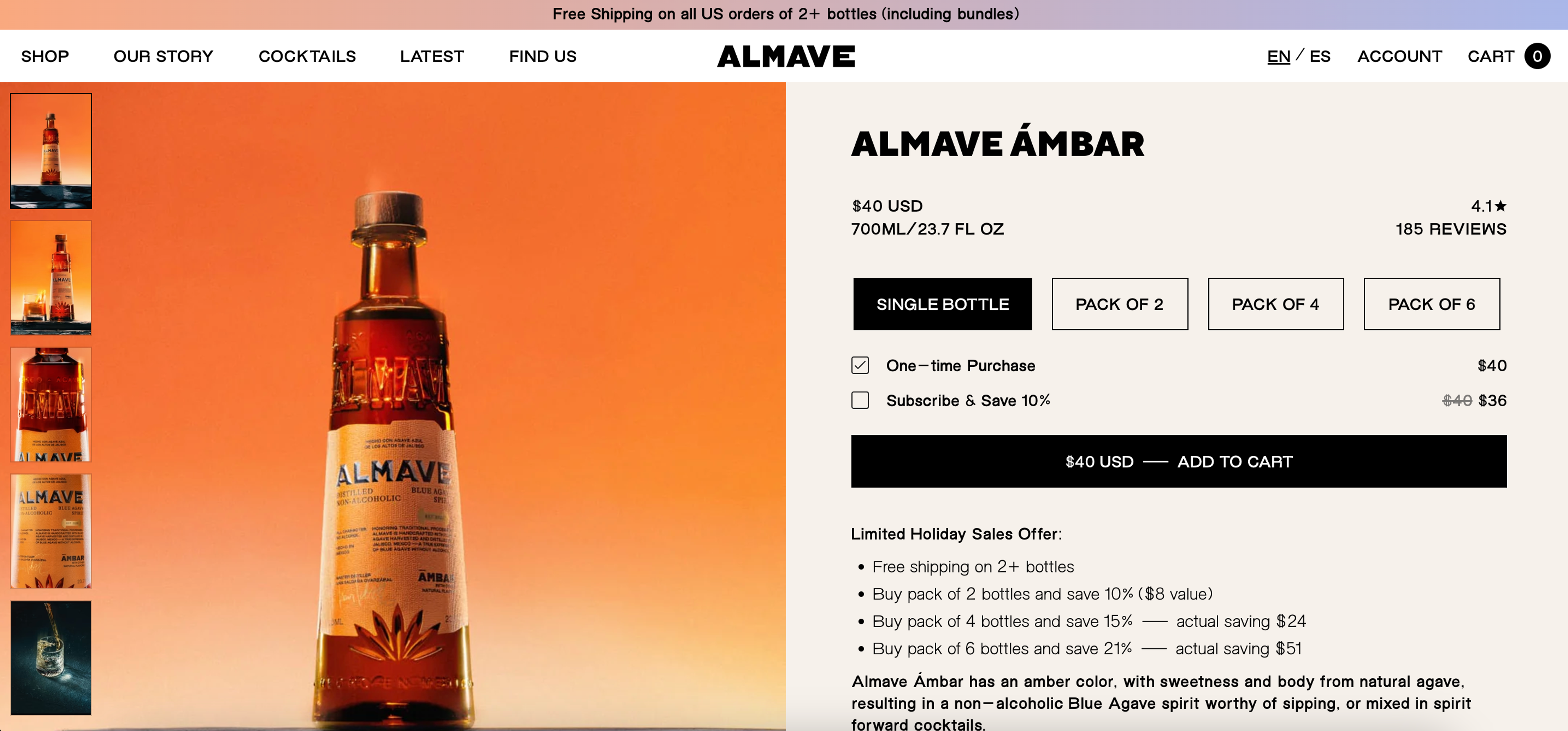 Almave product page