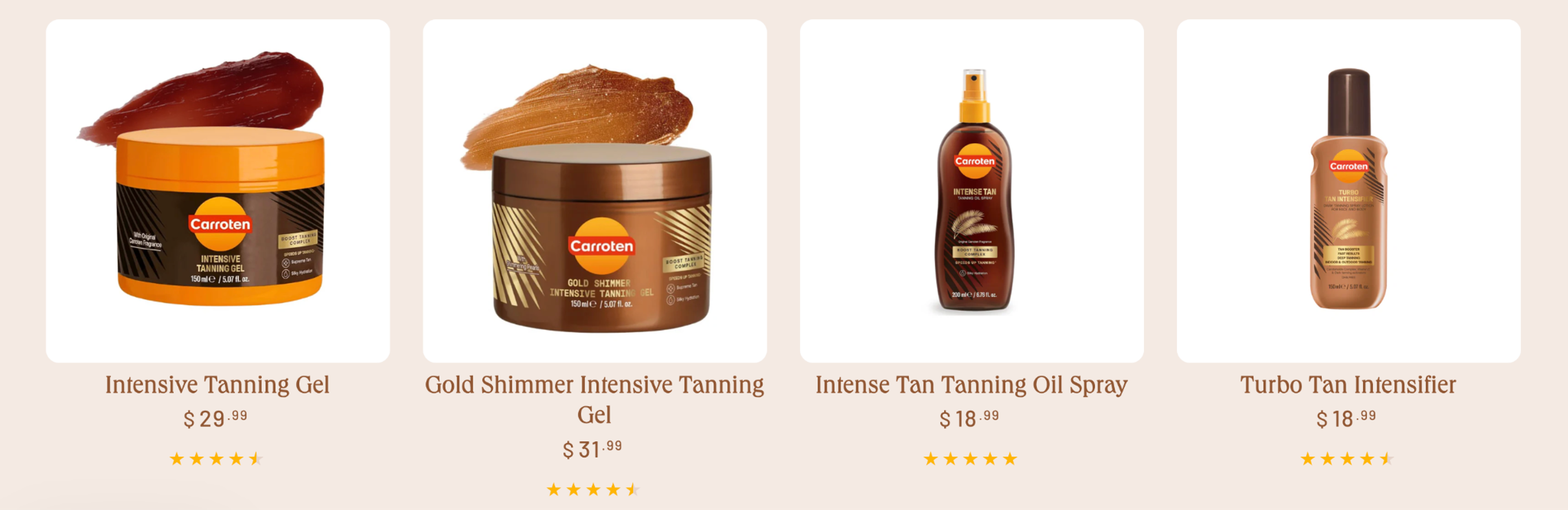 Carroten products