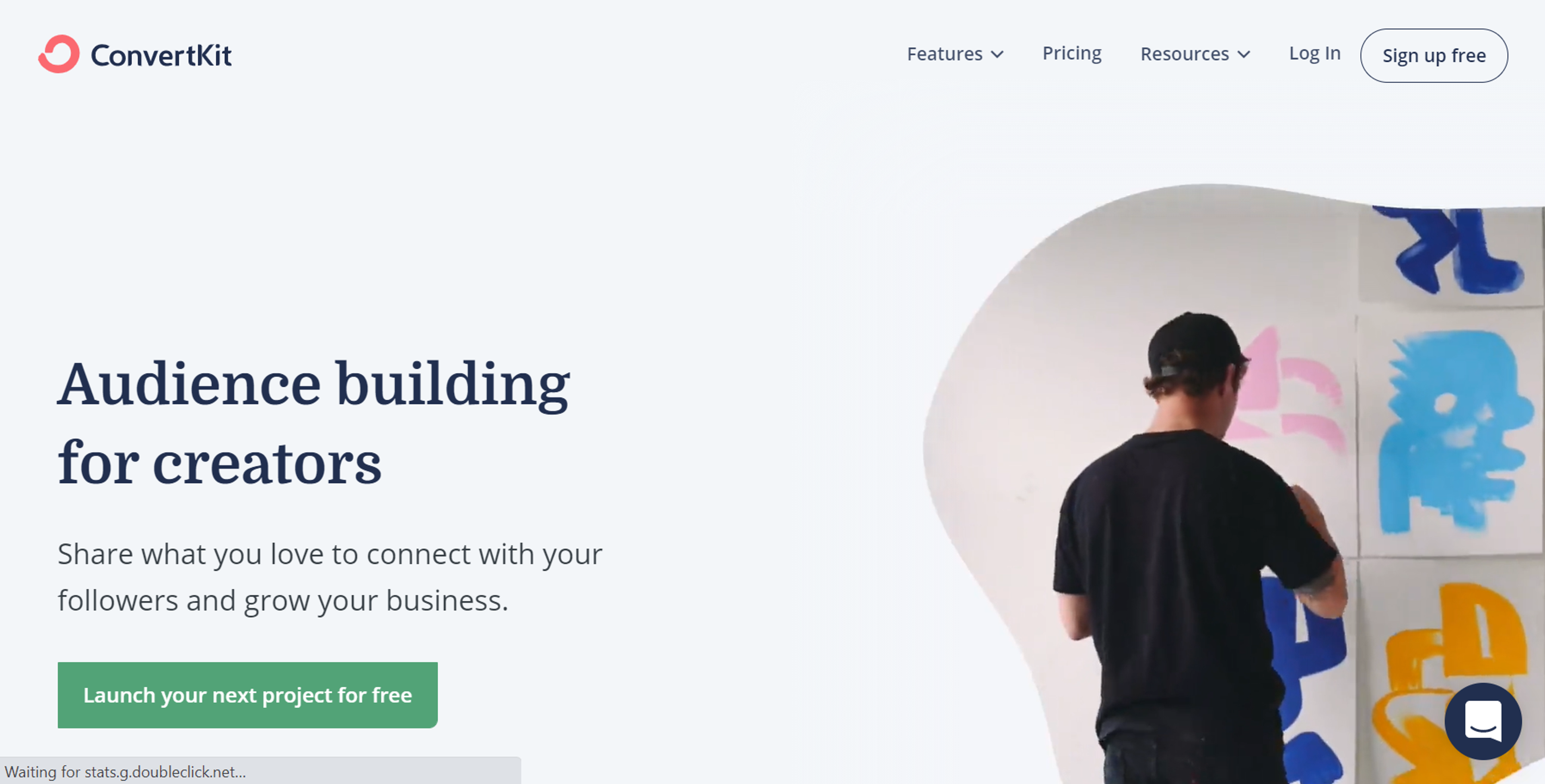 ConvertKit Home Page