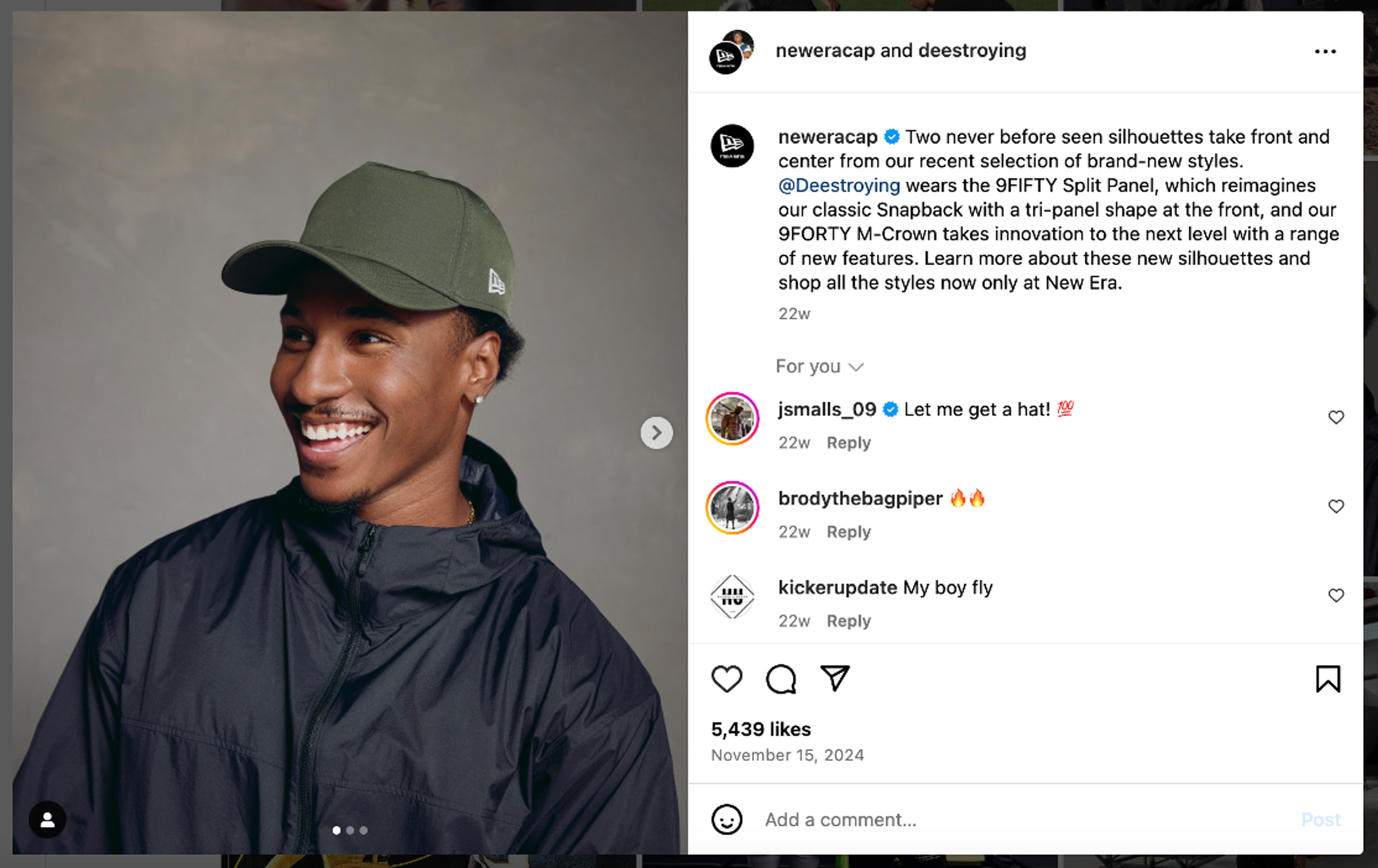 New Era Cap has teamed up with creators like Deestroying