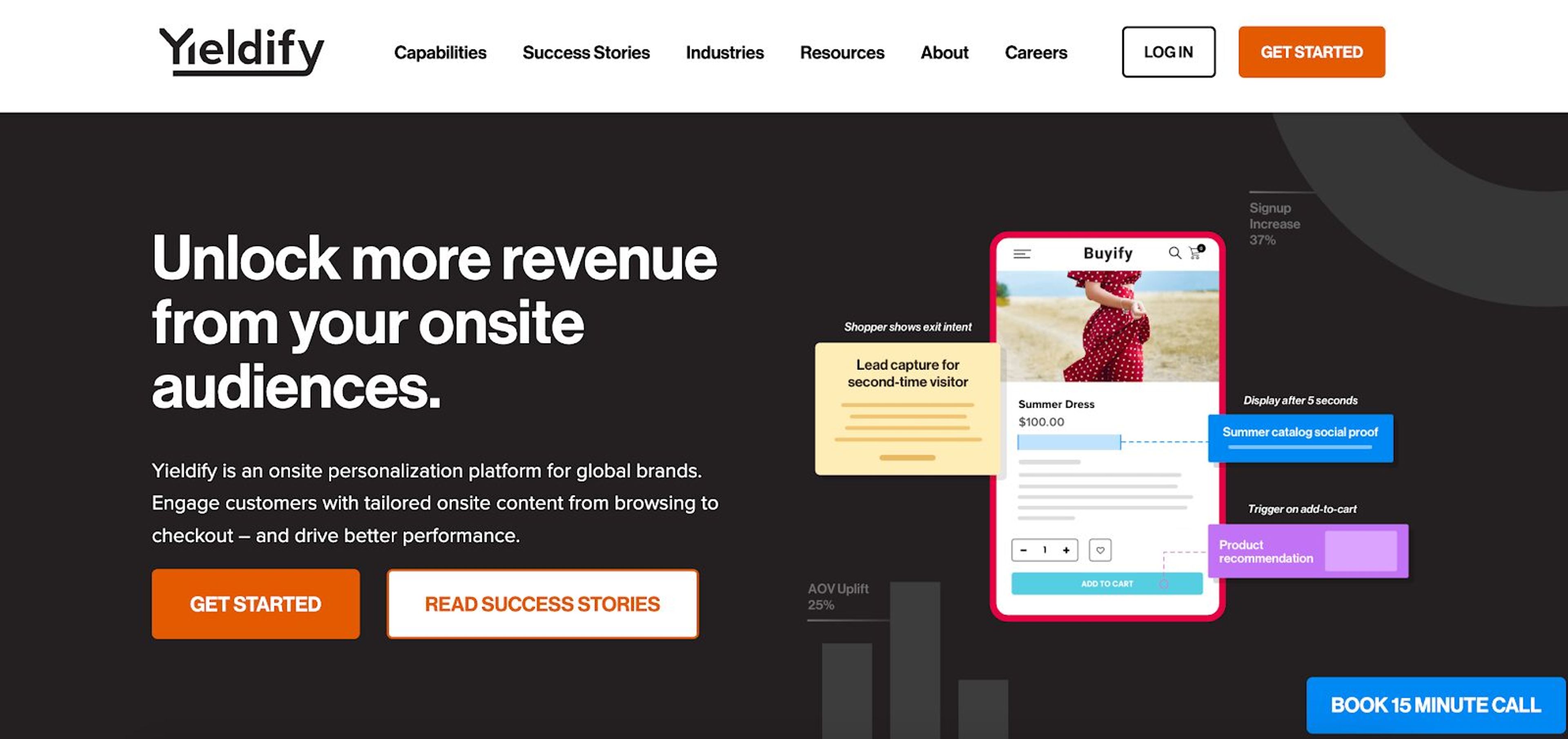 Create and enjoyable online shopping process with the help of Yieldify.