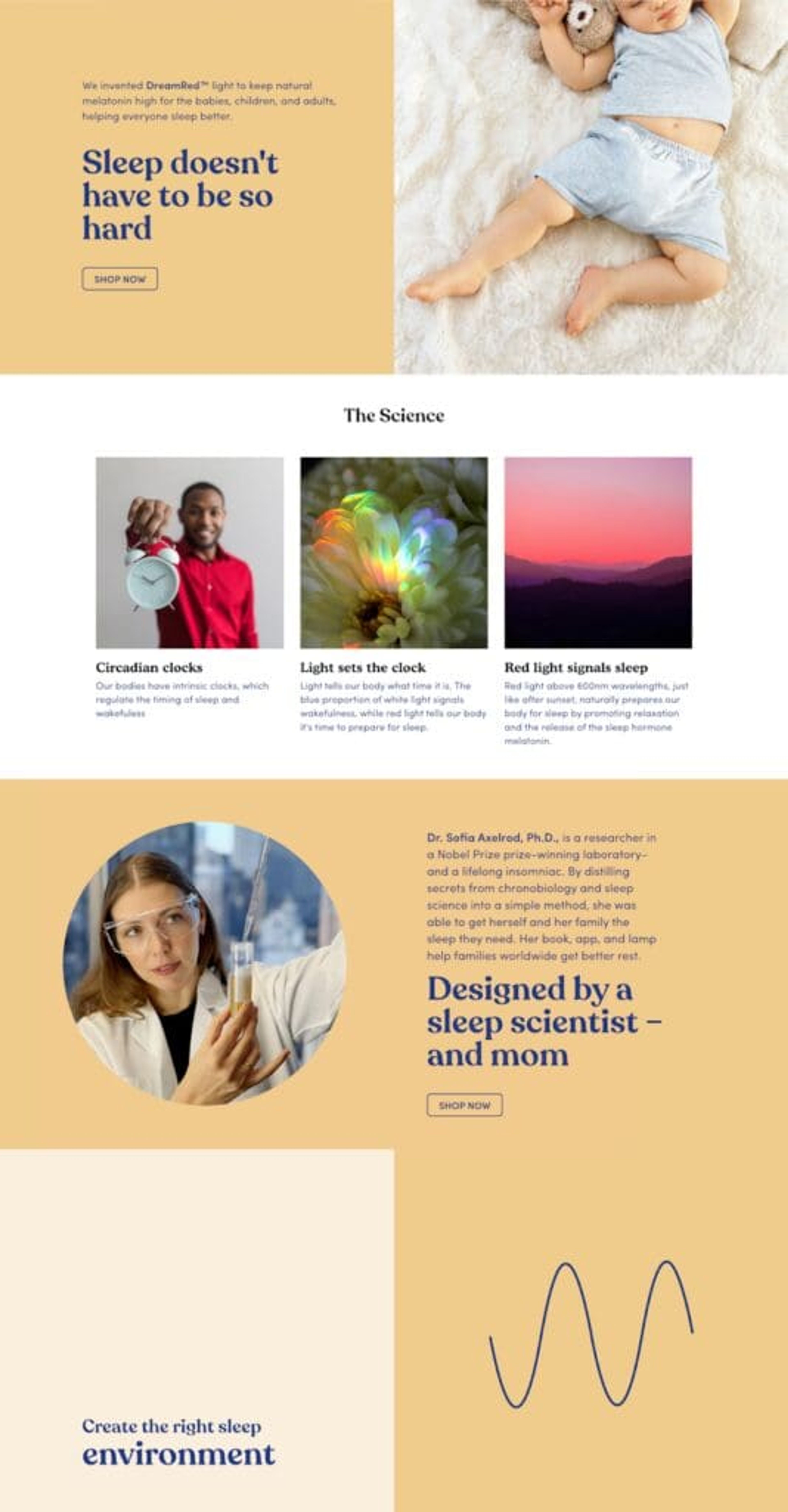 Kulaland's landing page example shows the power of impactful visuals and clear messaging.