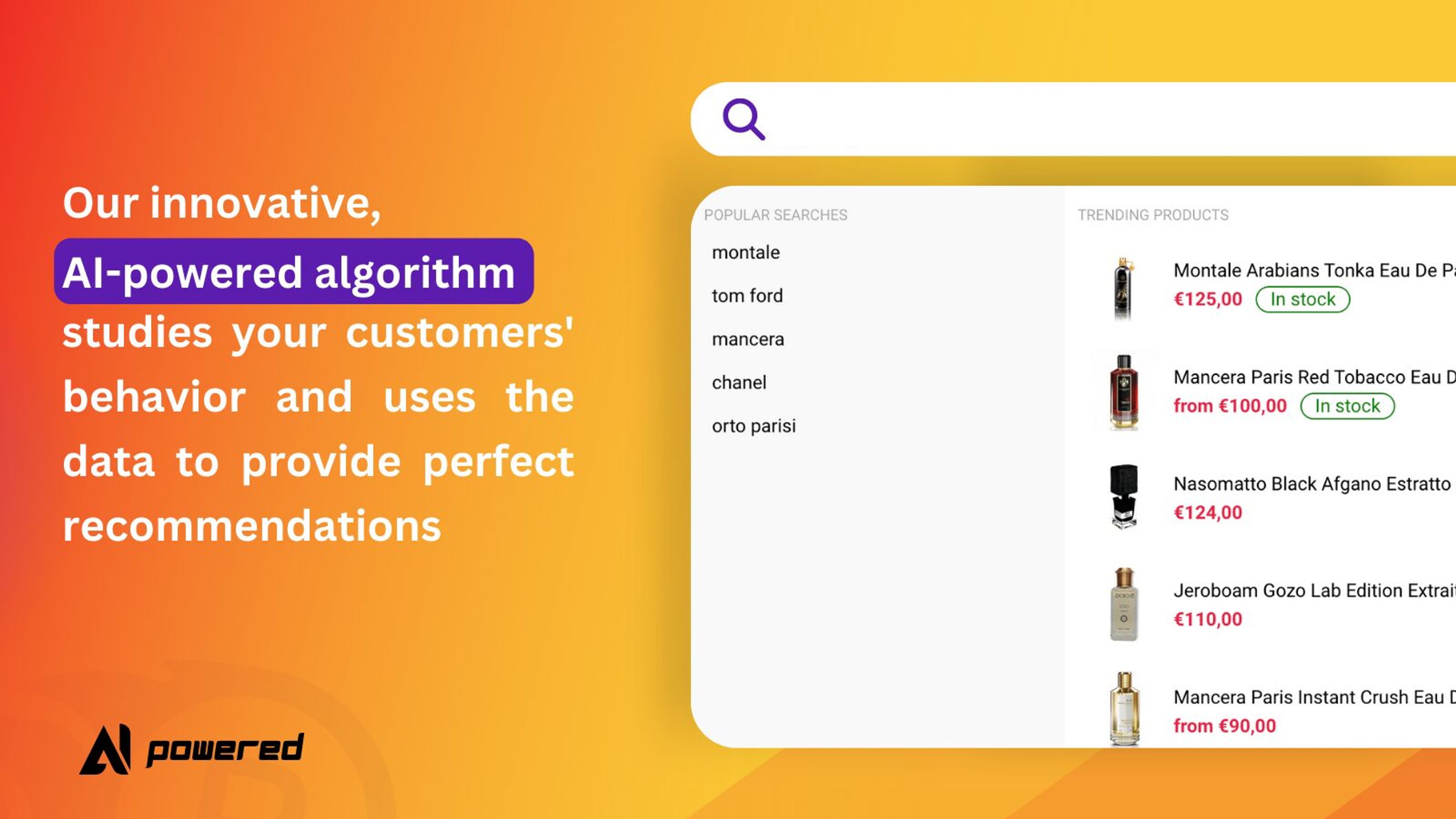 Use the power of AI to understand what your visitors are really looking for.