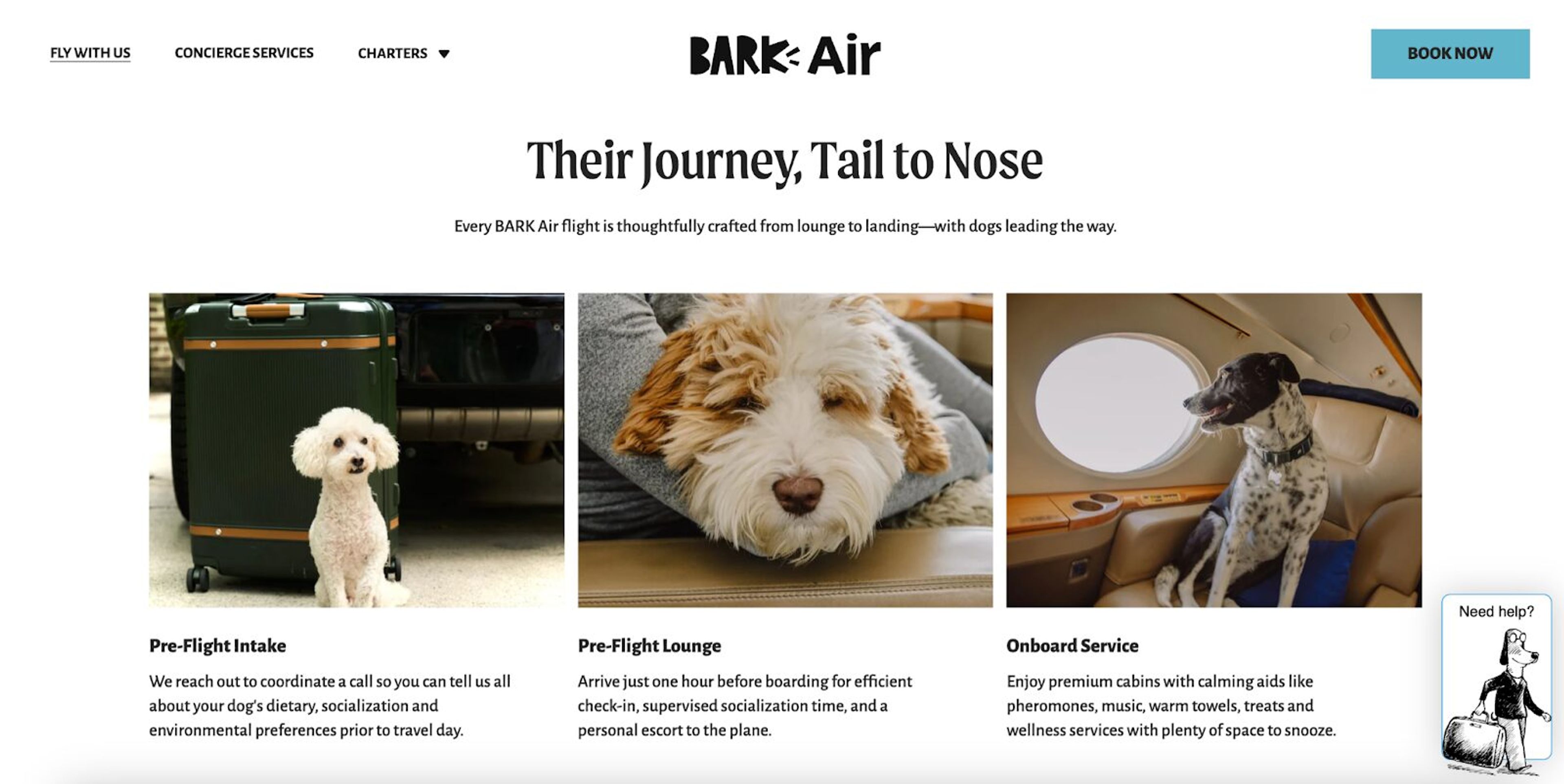 BARK Air, the world's first airline for dogs