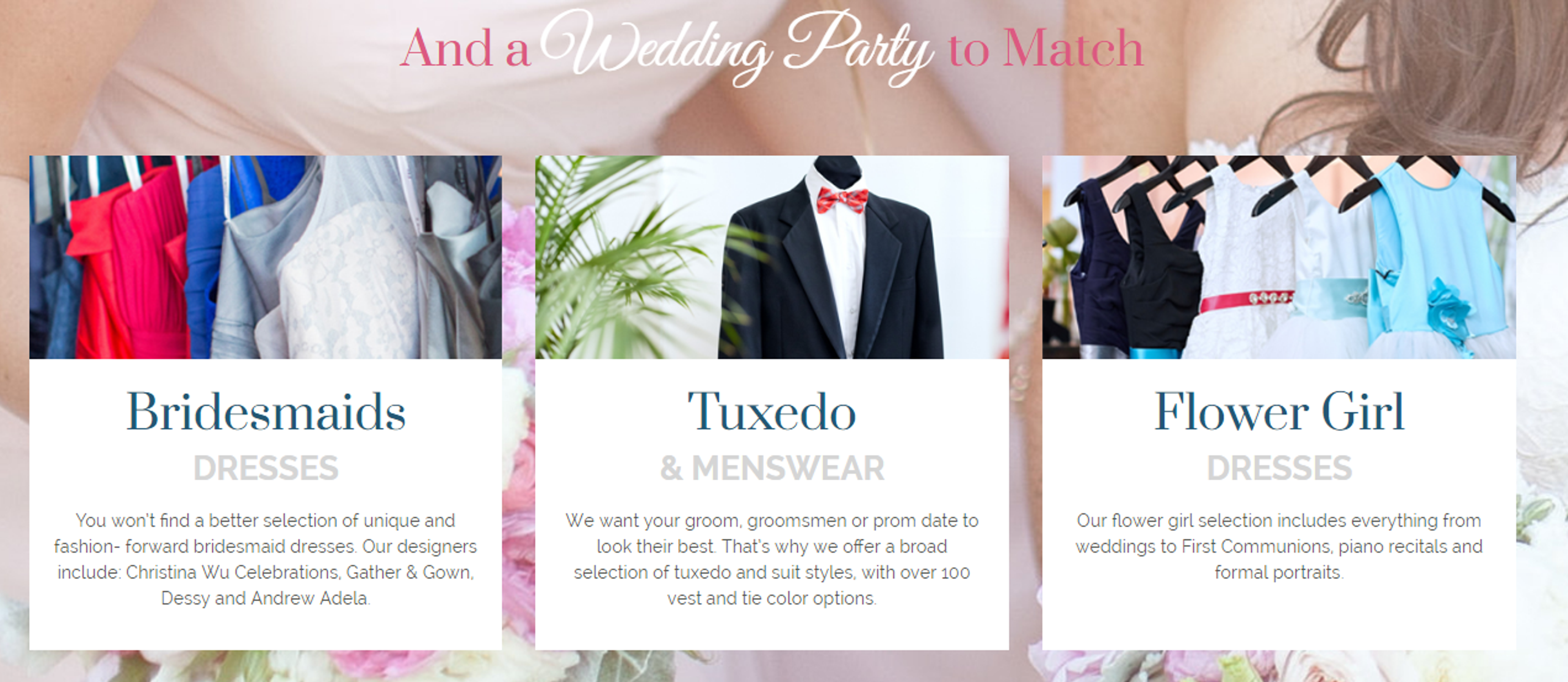 wedding clothes marketing campaign