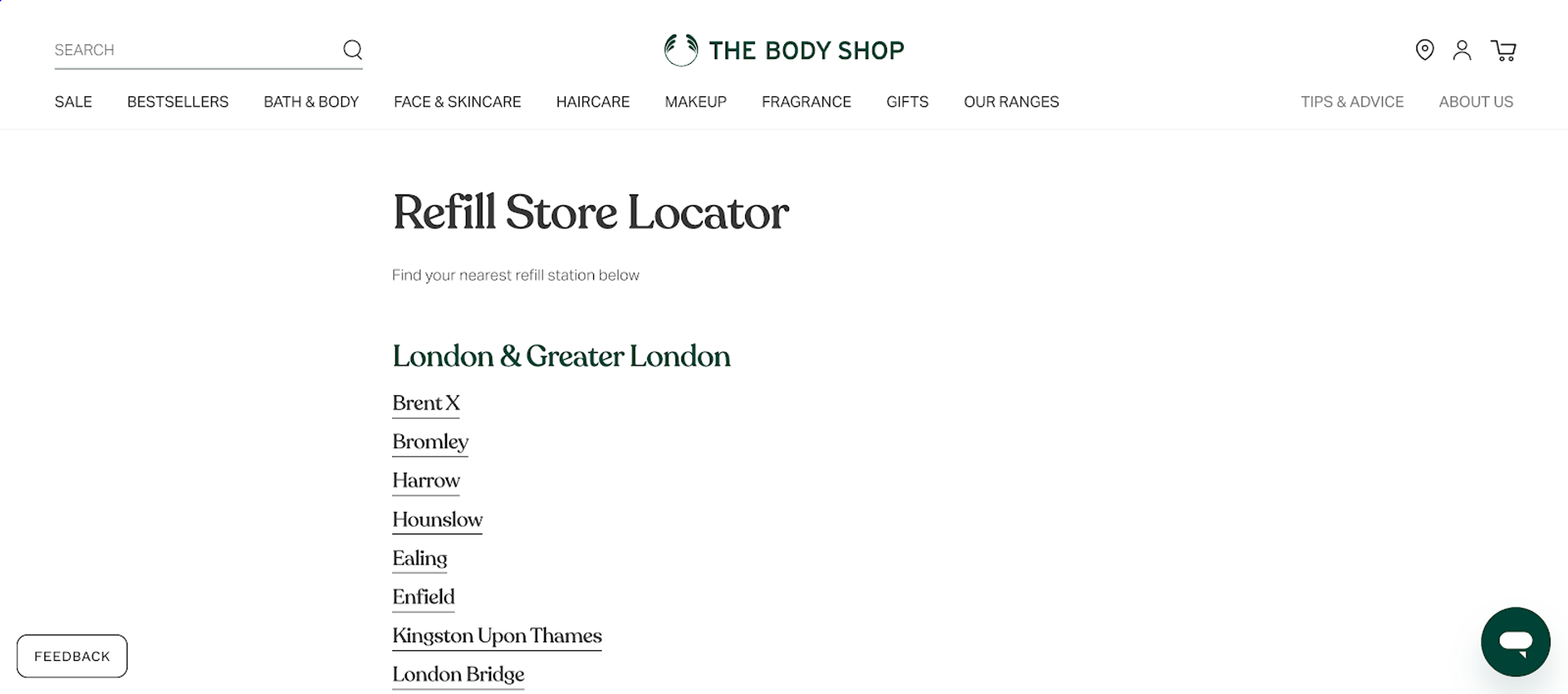 Refill store locator