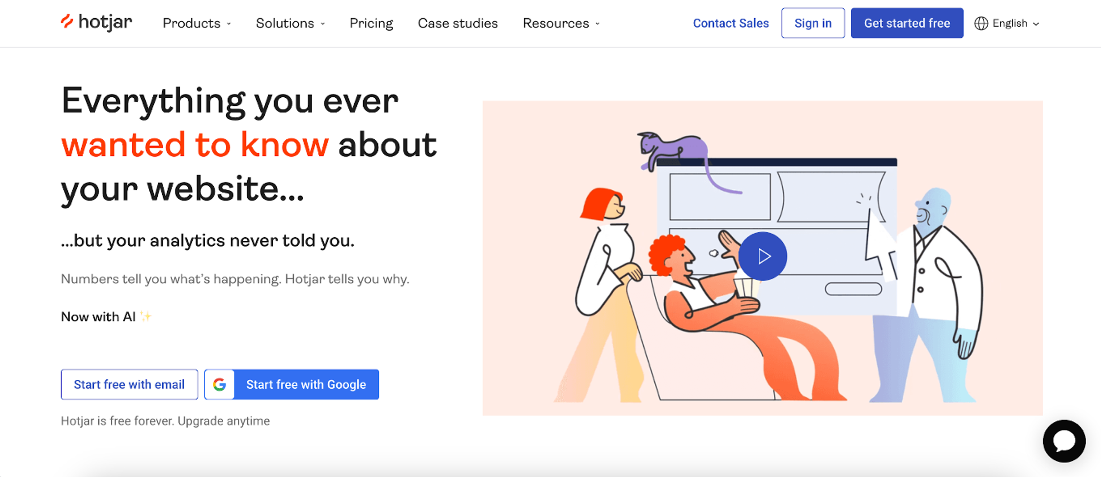 Hotjar landing page optimization tool