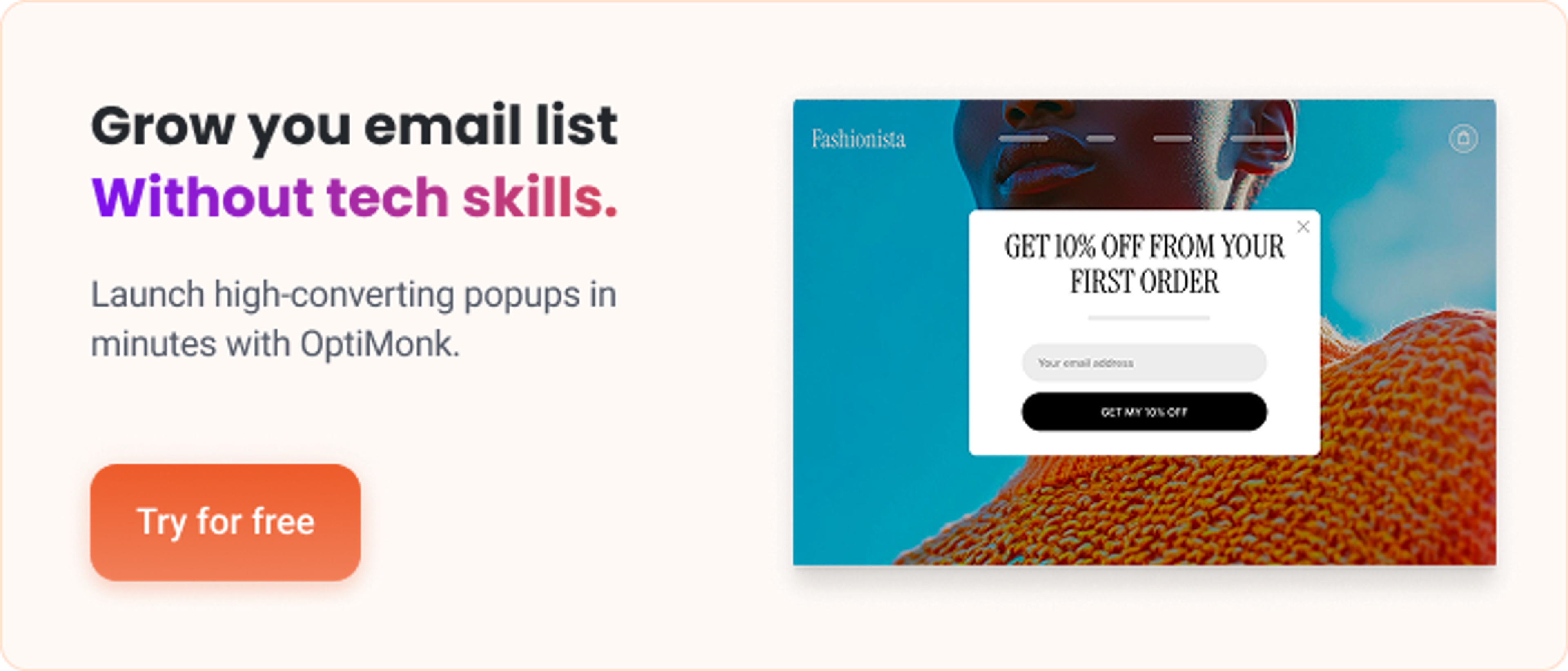 Grow your email list