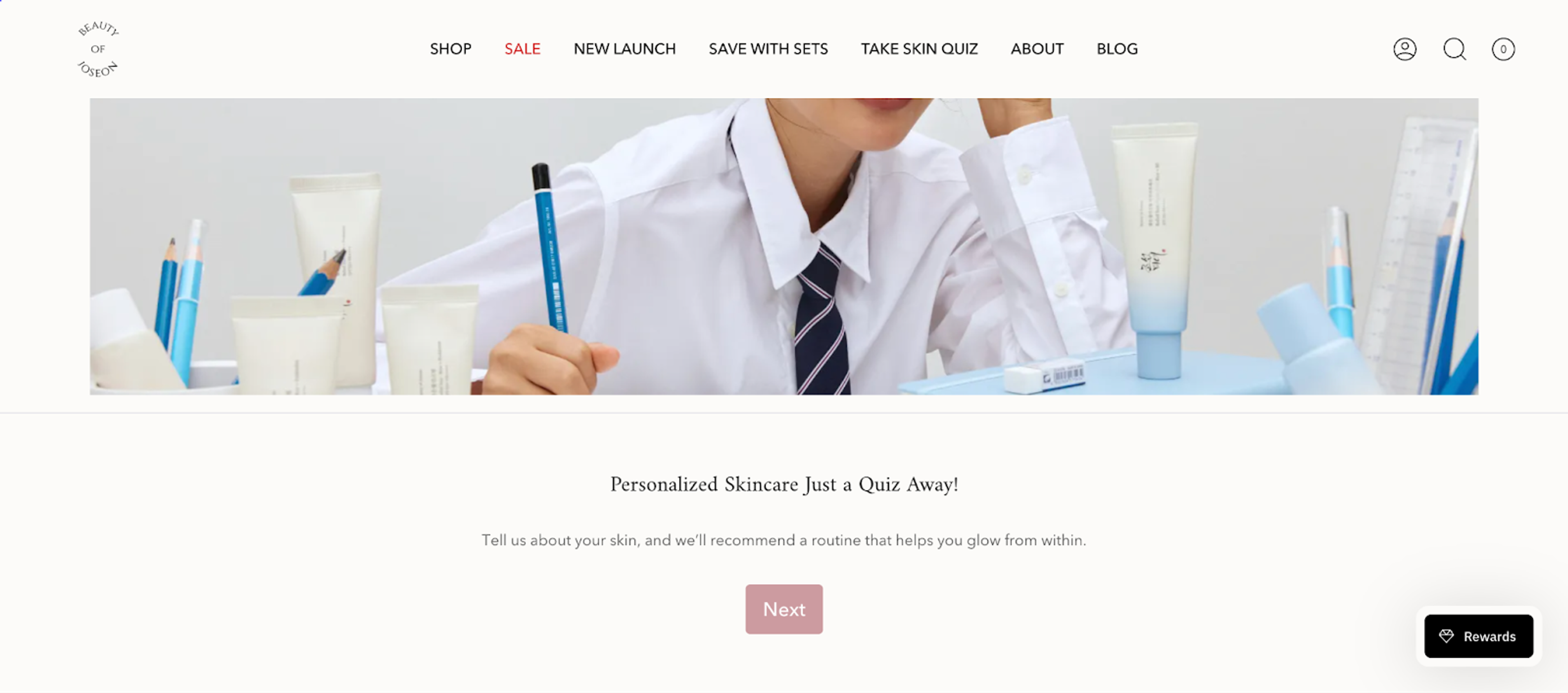 Product discovery quiz