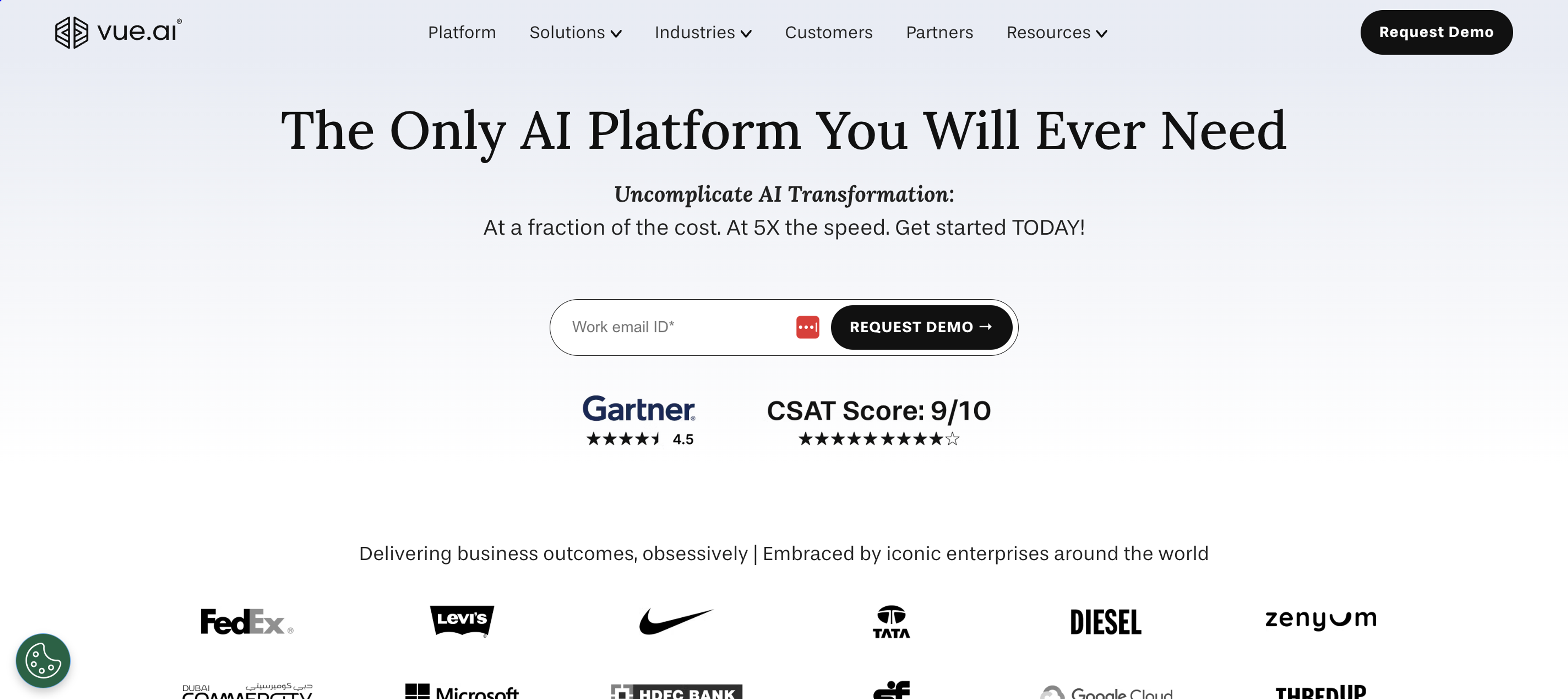 Vue.ai is one the best AI tools for fashion ecommerce for product tagging and styling recommendations.