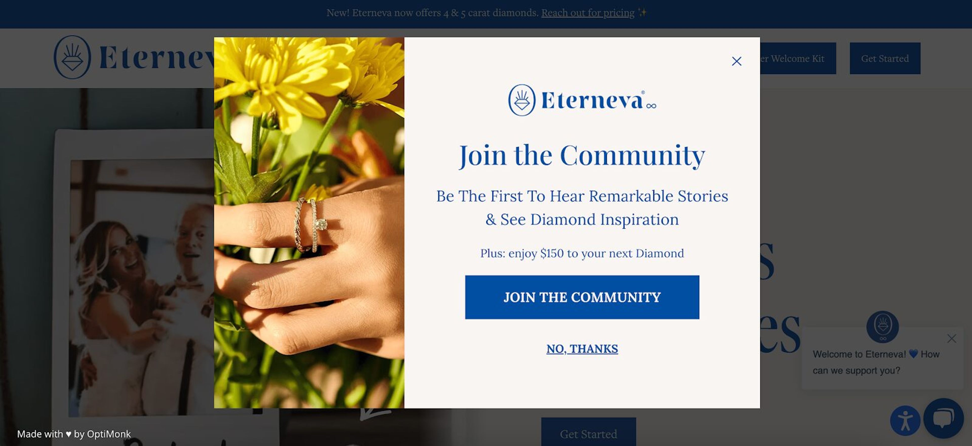 Motivate your website visitors with real values.