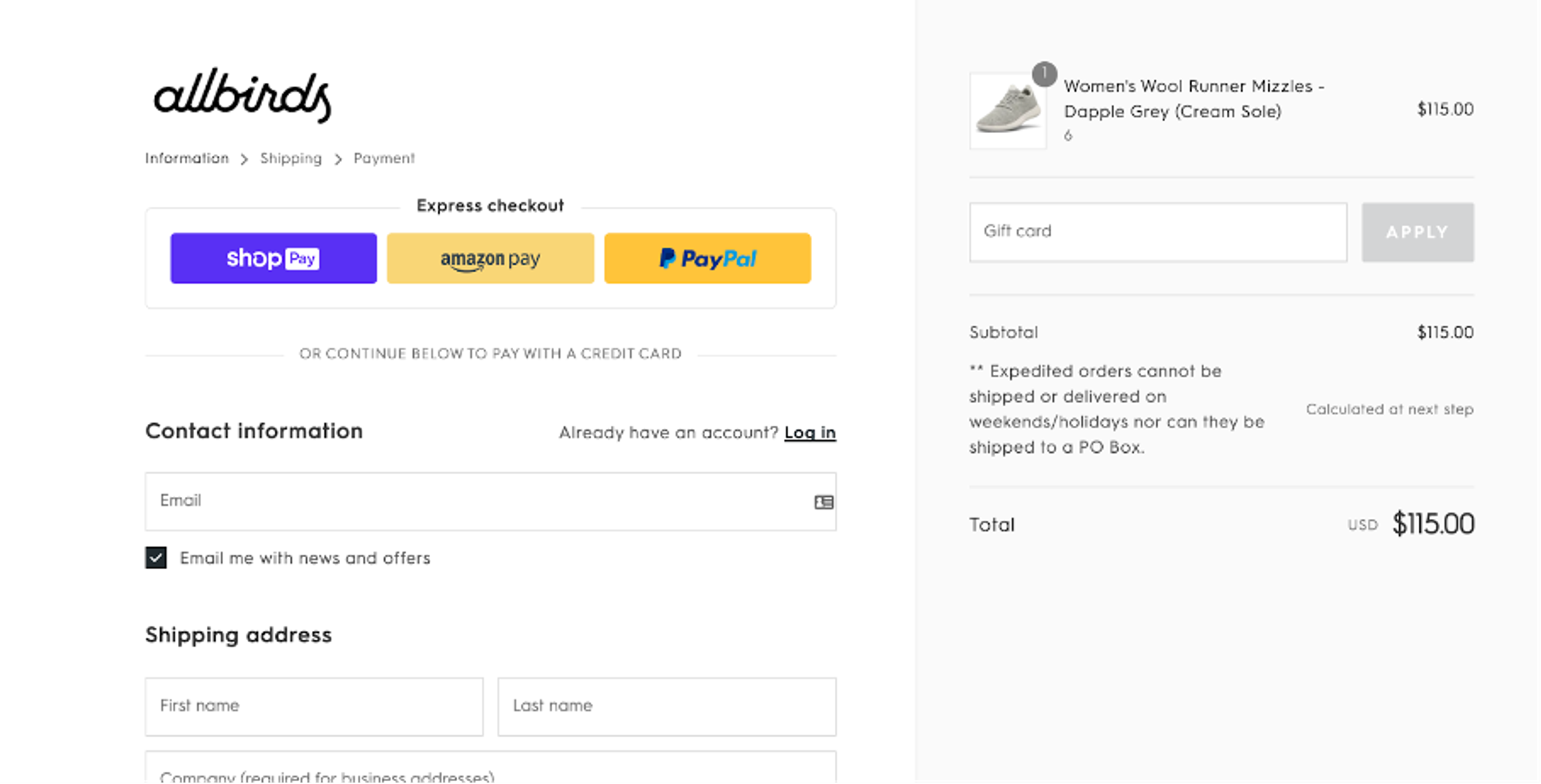 Grow your email list with checkout sign-ups