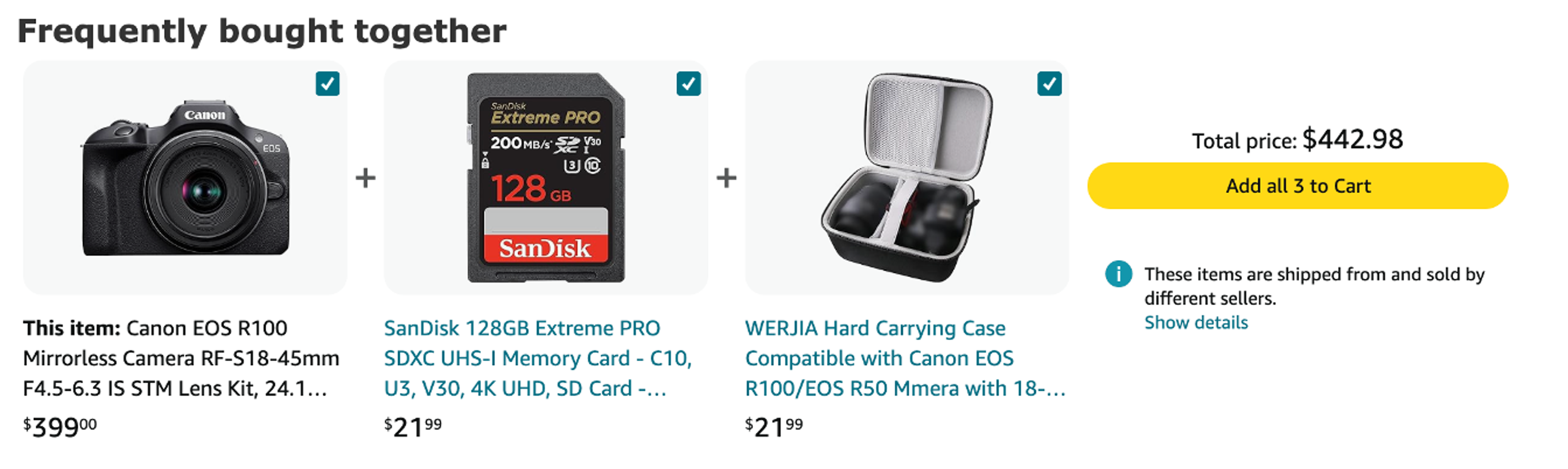 Amazon cross-selling