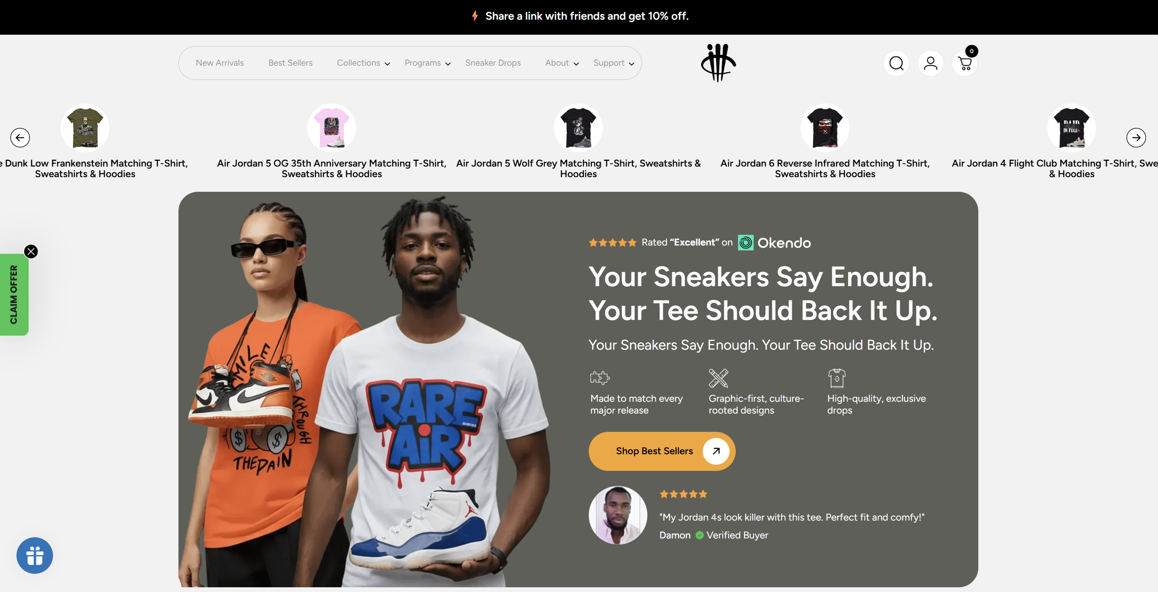 illCurrency home page and hero section