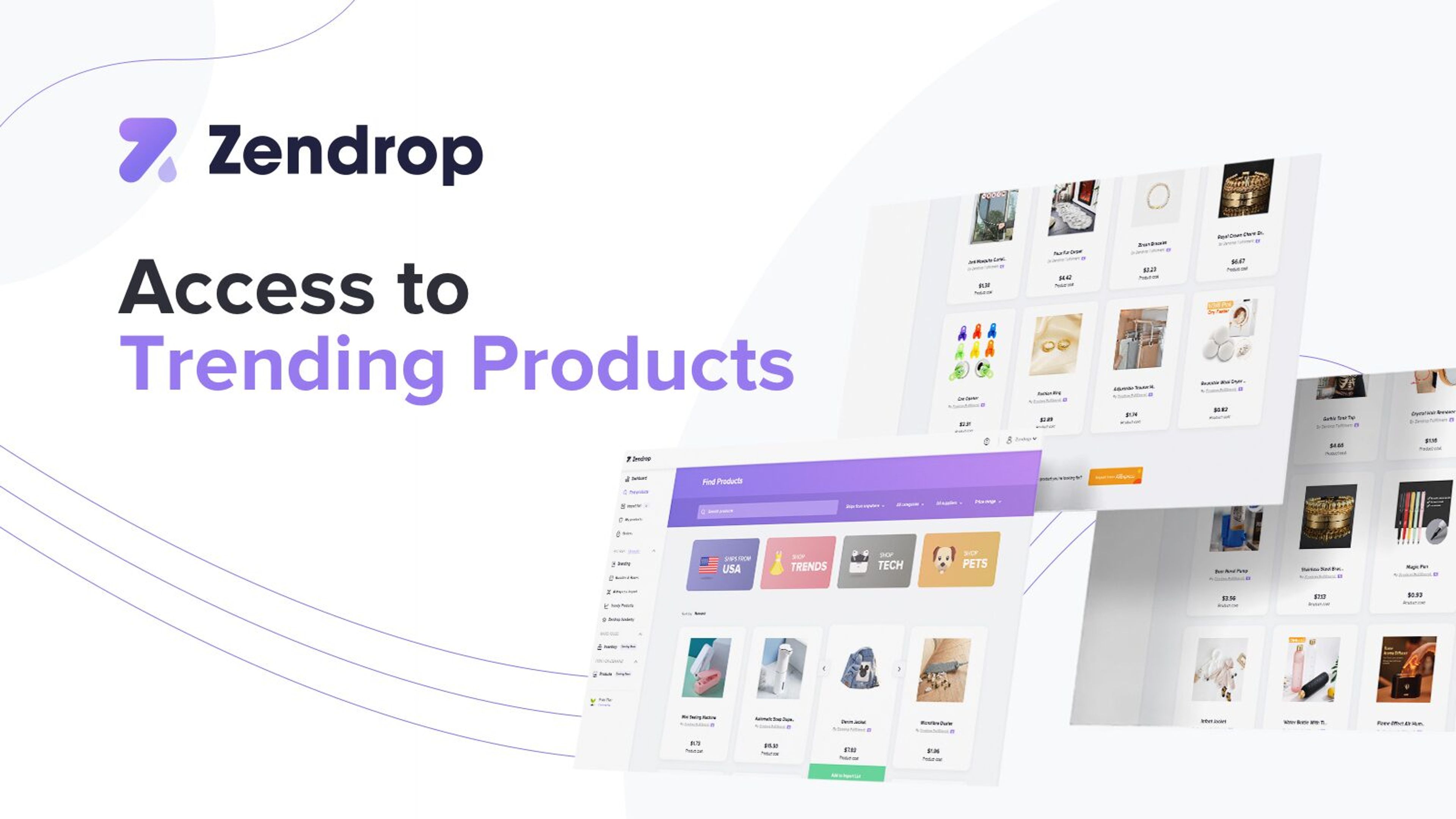 Zendrop offers both POD fulfillment and pre-made inventory fulfillment, giving you flexibility for custom designs and popular stock items.