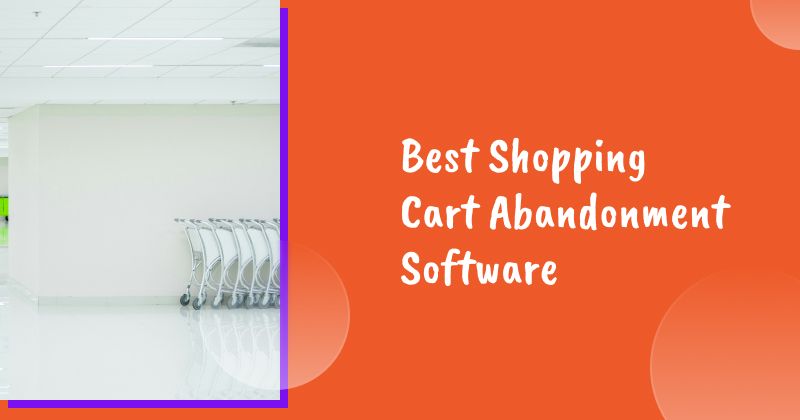 11 Best Shopping Cart Abandonment Software to Grow Your Sales in 2026