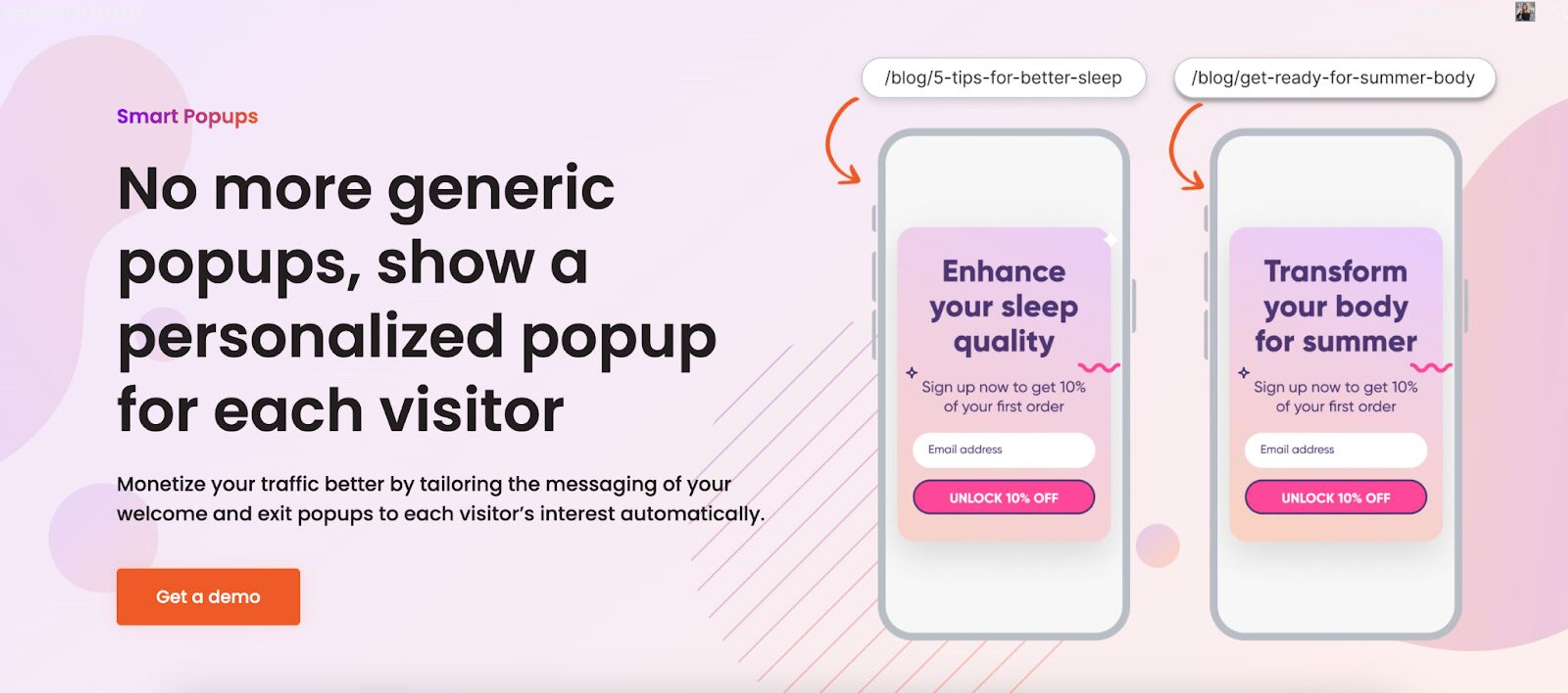 Smart Popups by OptiMonk