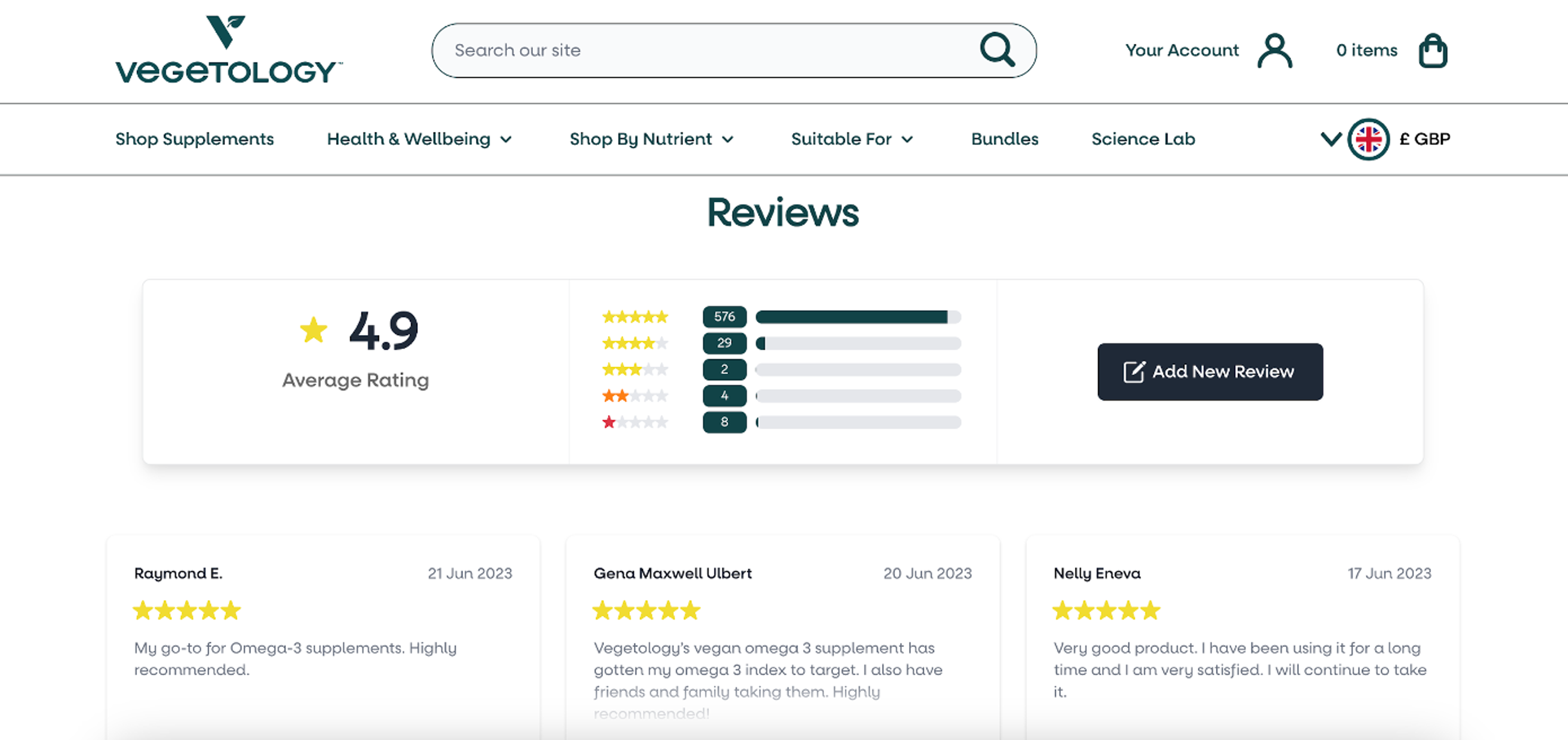 Improve e-commerce conversion rate with social proof on product pages