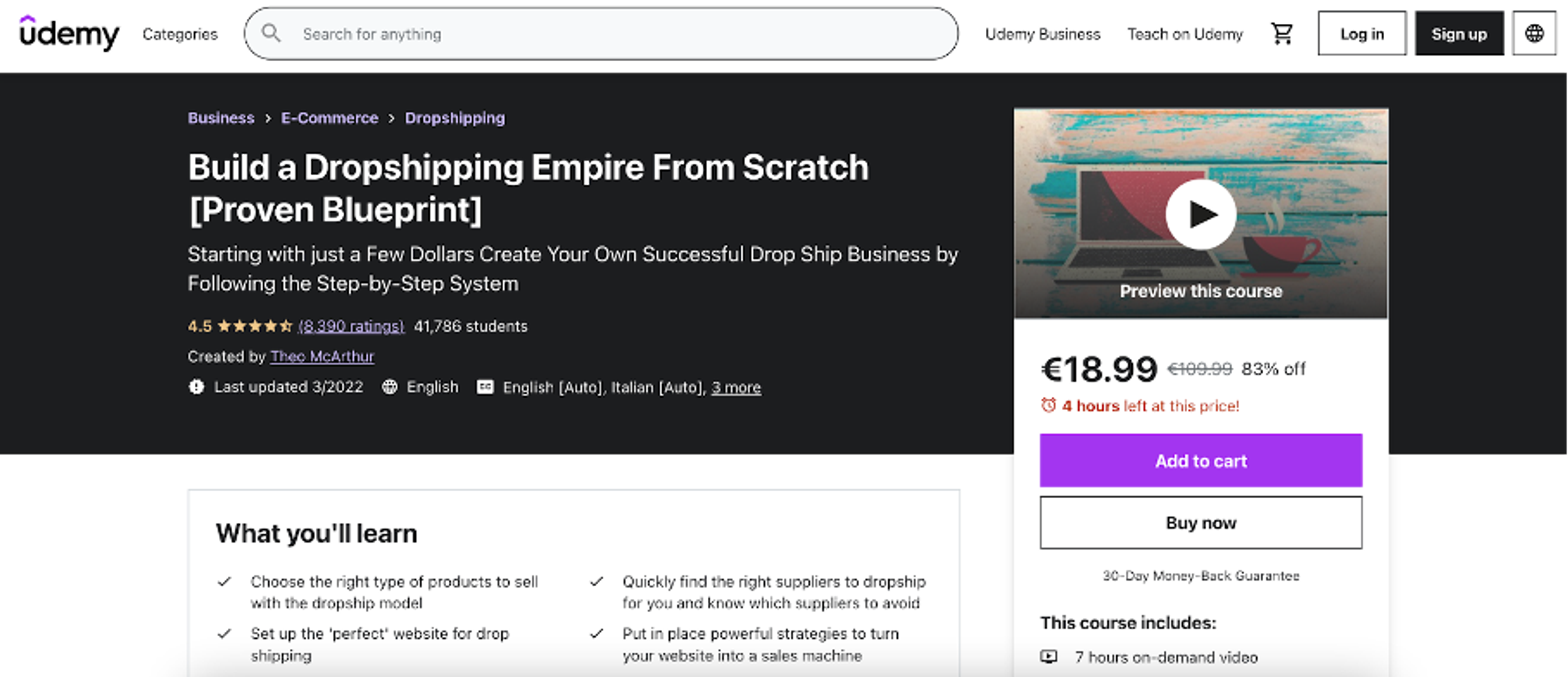 Build a Dropshipping Empire From Scratch