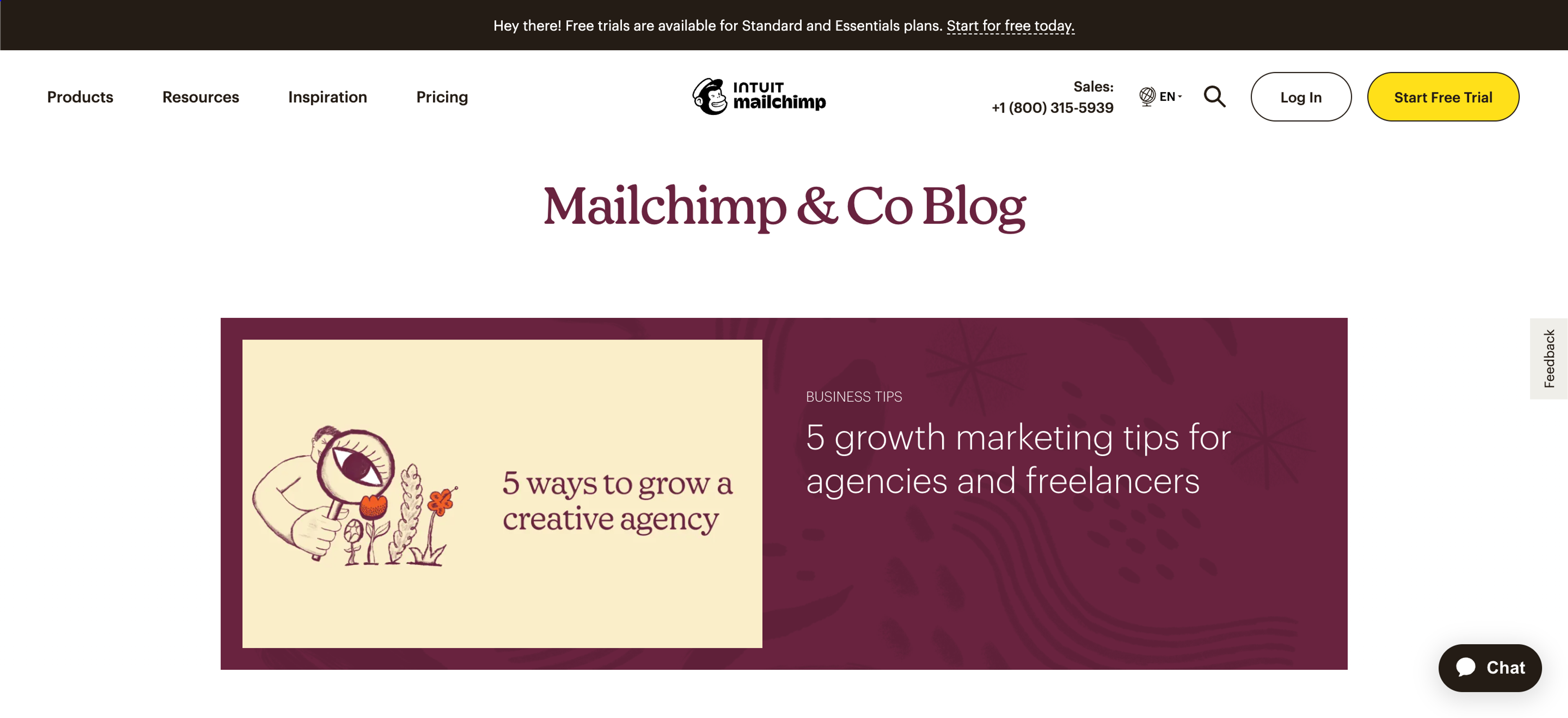 The blog ots of resources about various topics related to personalization, including customer segmentation