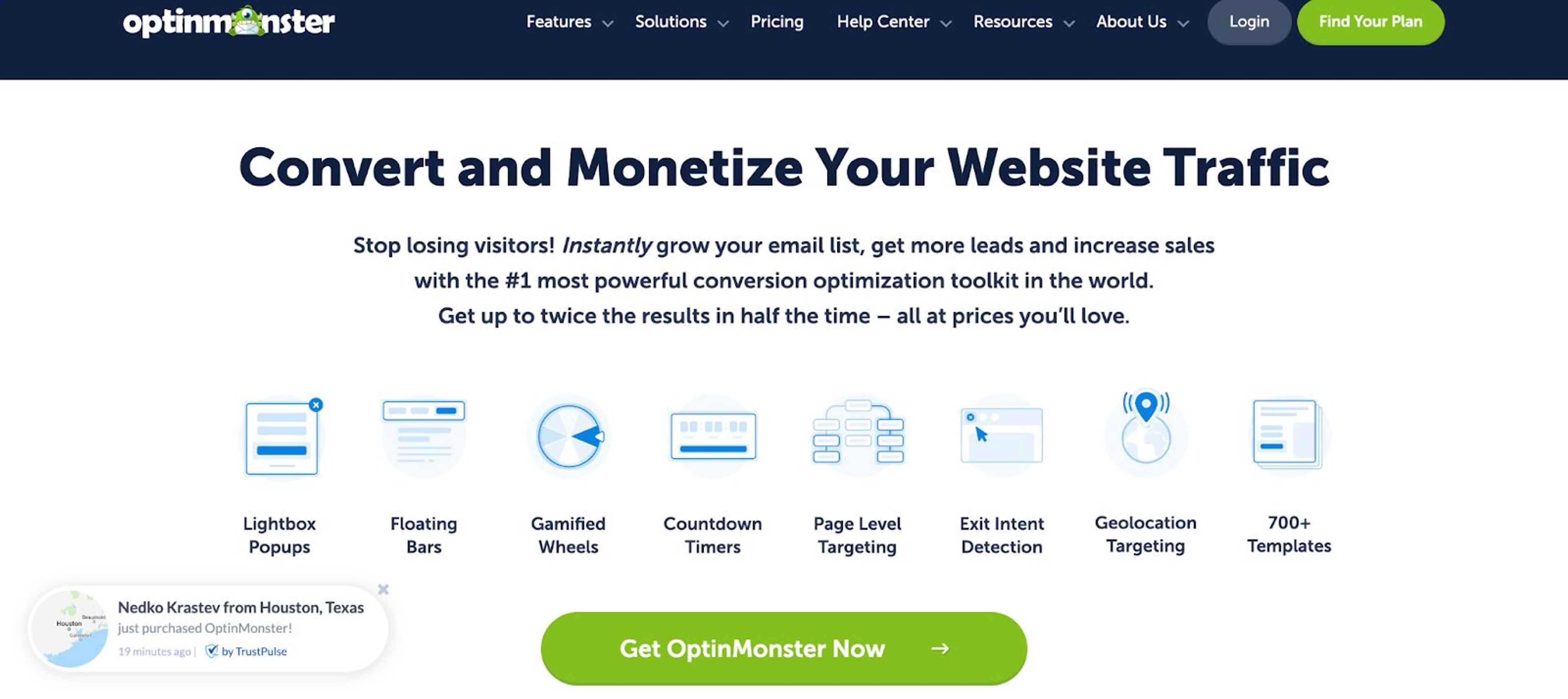 OptinMonster is popup app