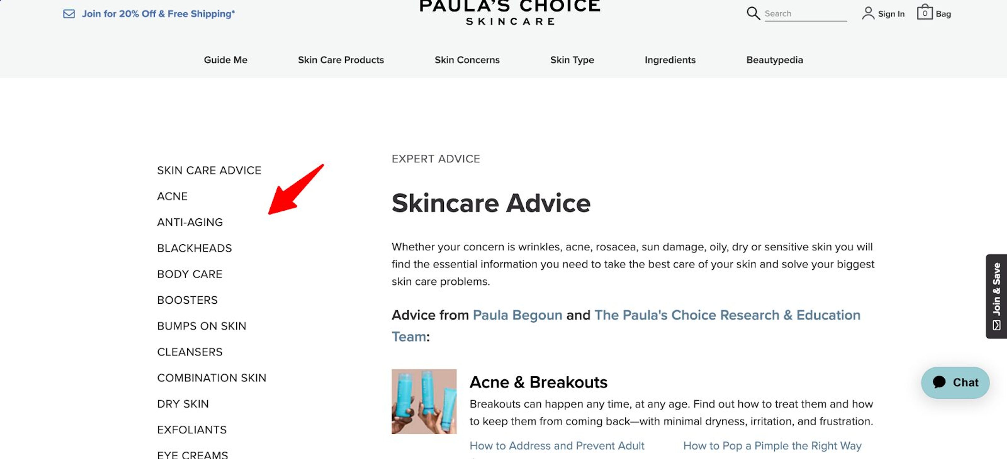 Paula's choice blog