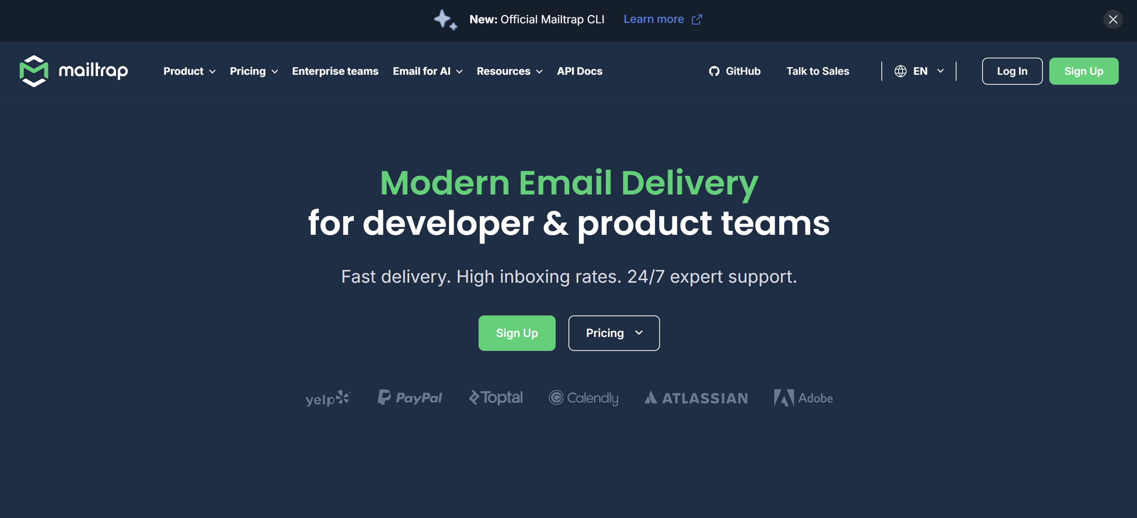 Mailtrap is an email marketing tool that is great for testing your emails before sending