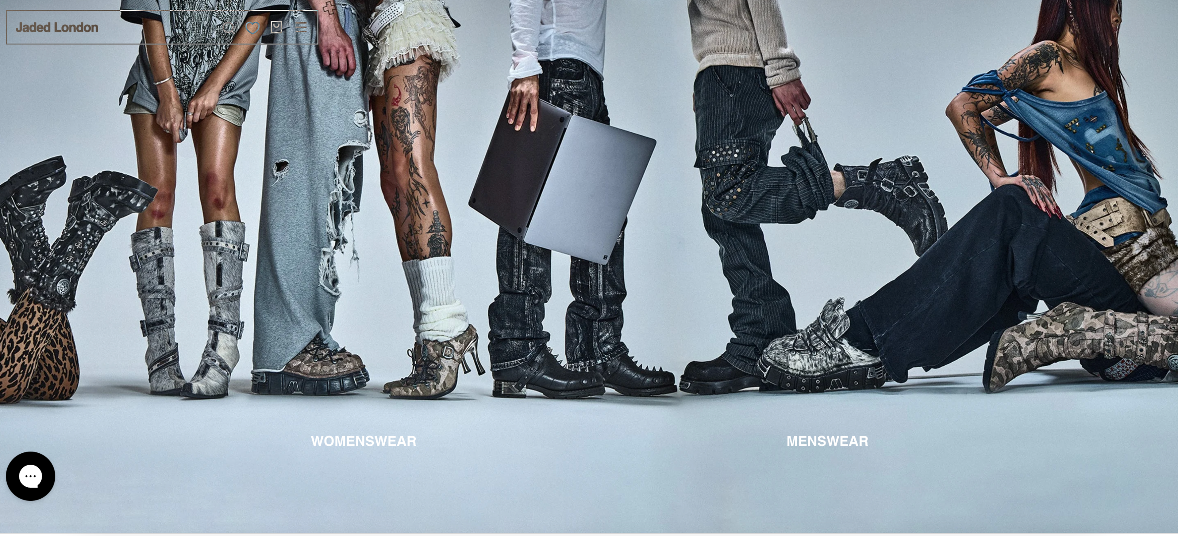 Jaded London Shopify store