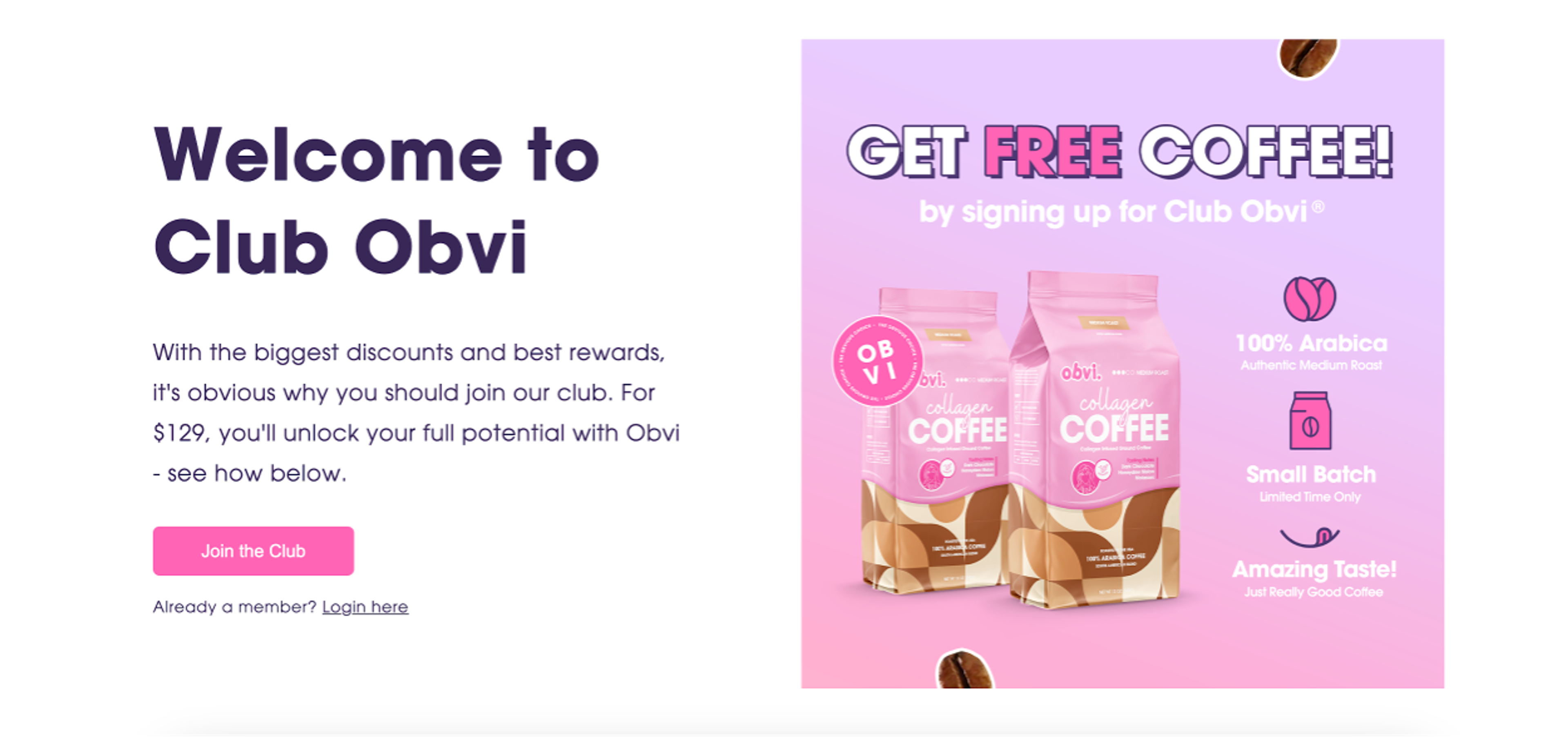 Obvi e-commerce gamification example