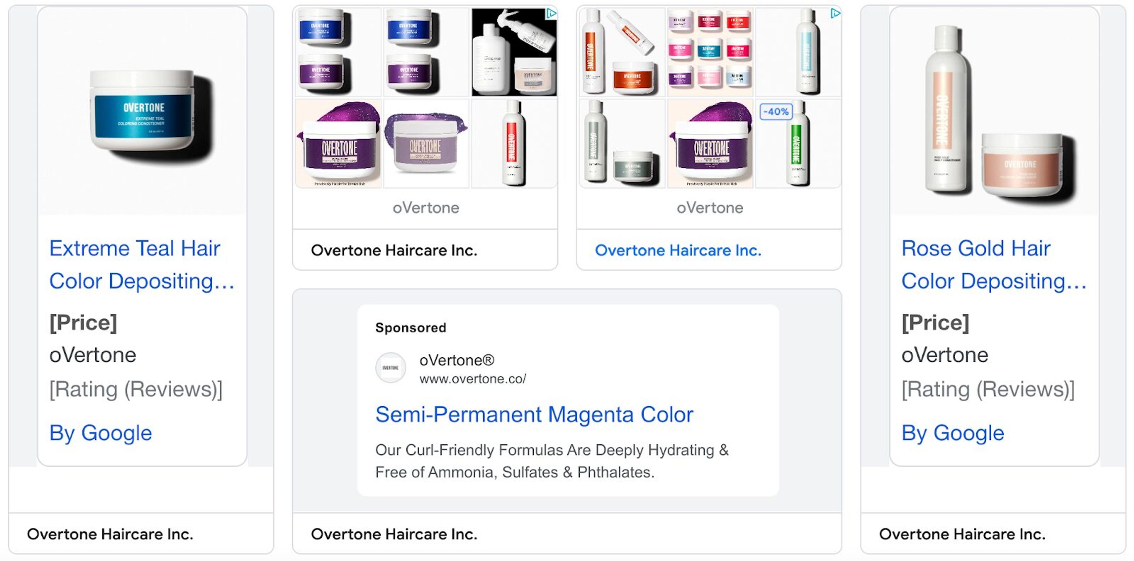 Overtone Google Advertisements