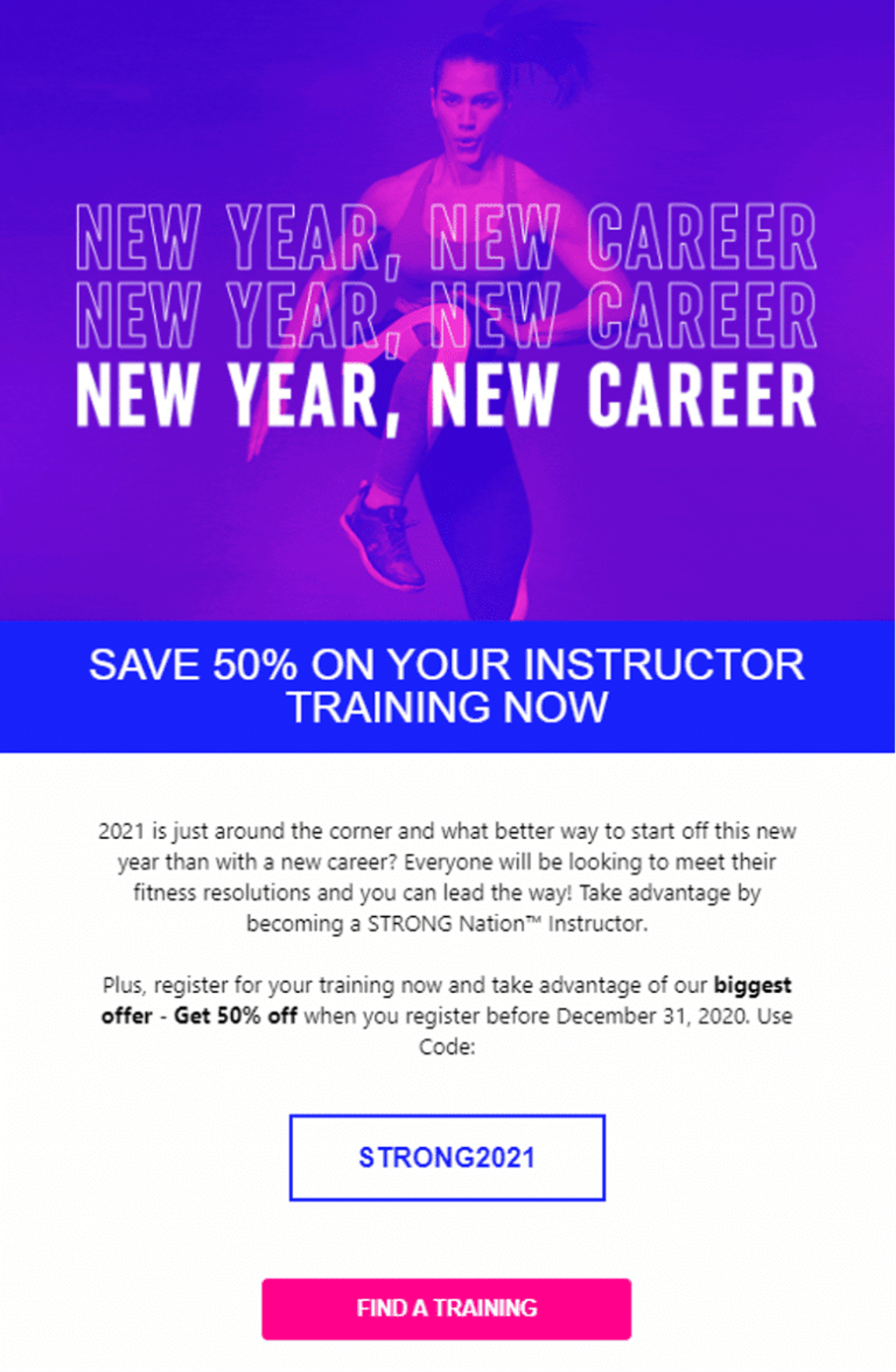 Email marketing example for ecommerce businesses