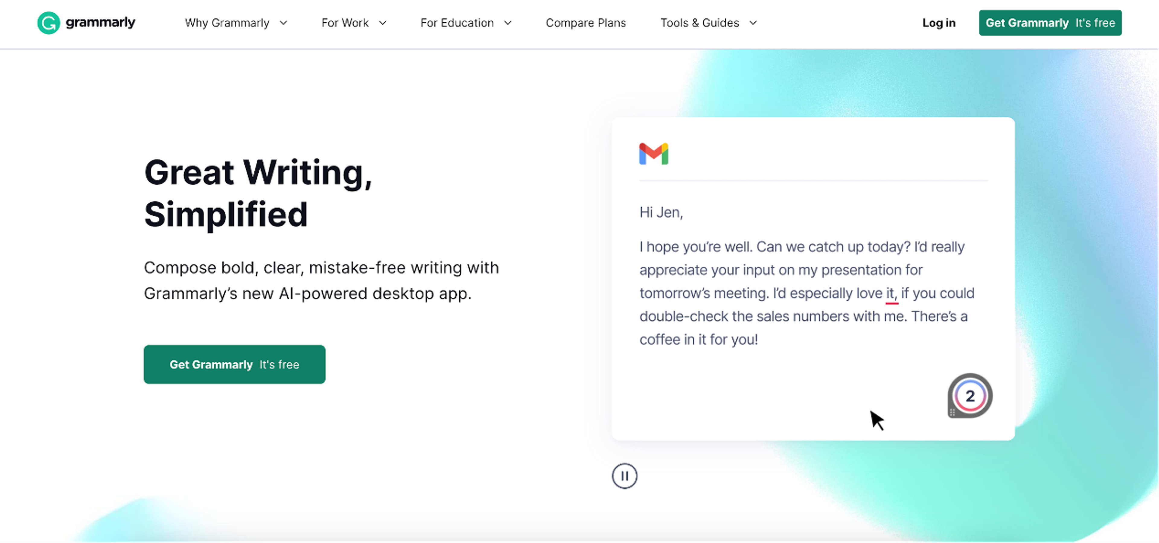Grammarly for content marketers
