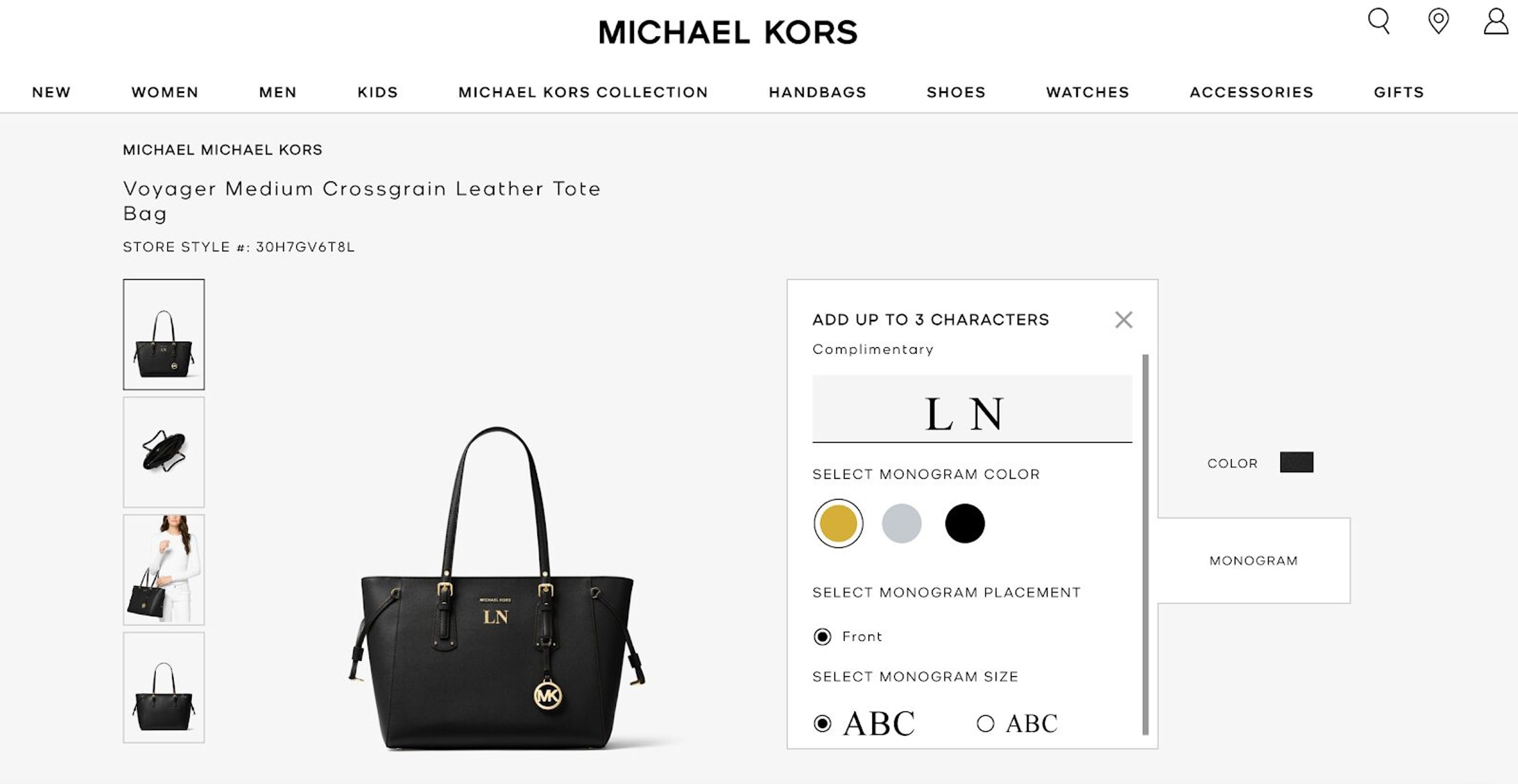 Micheal Kors offers some grea customization options.