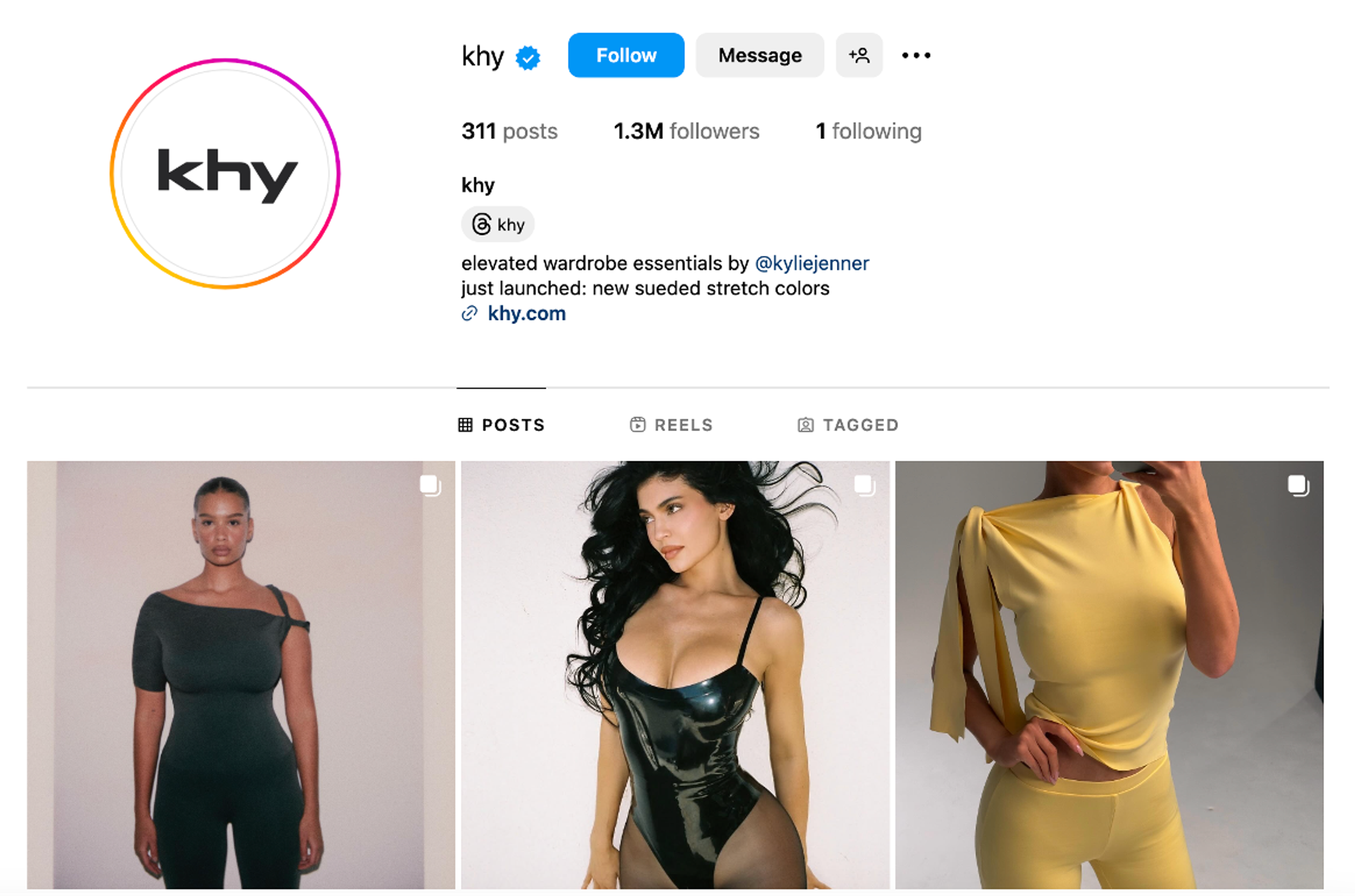 Khy Instagram profile