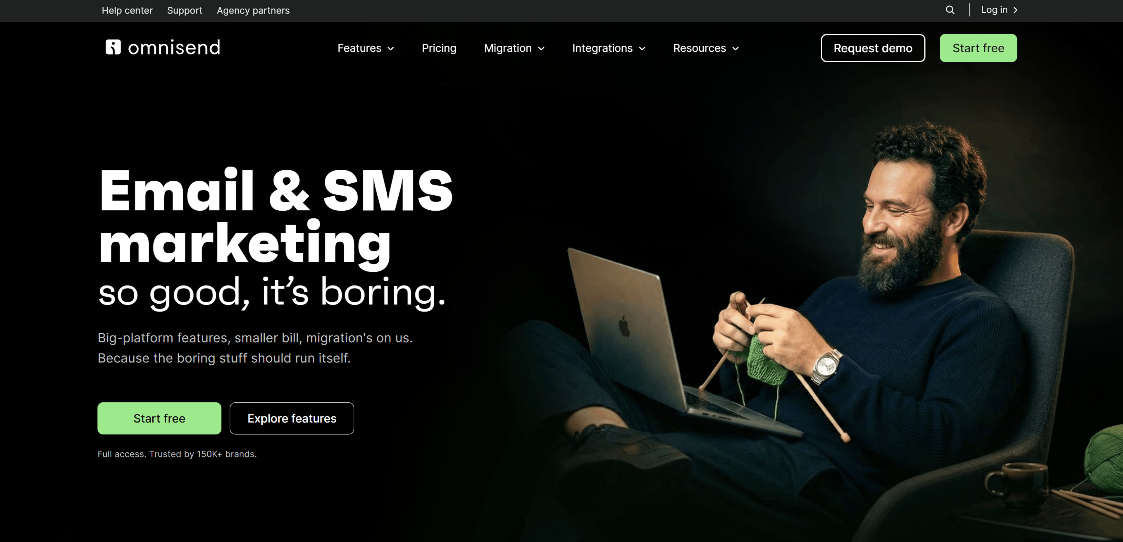 Omnisend email and SMS marketing platform