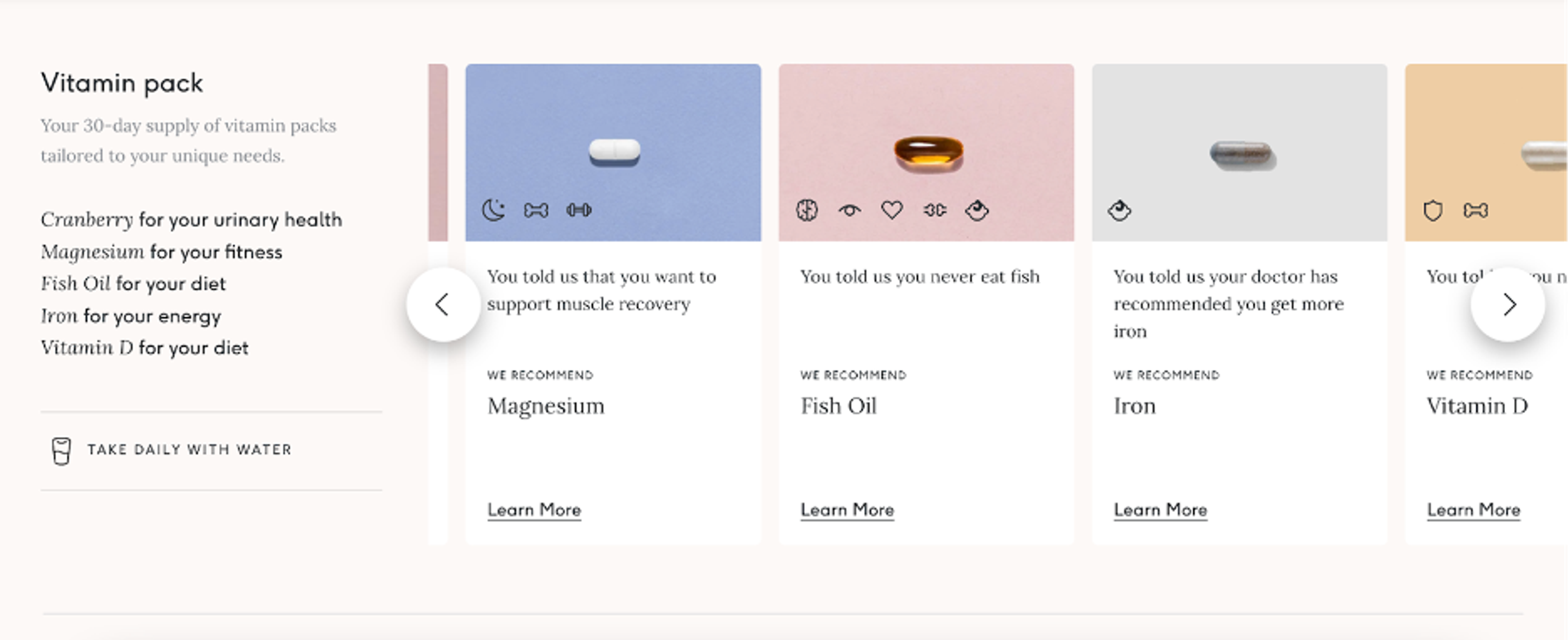 Care/of's quiz is a prime example of personalized content marketing