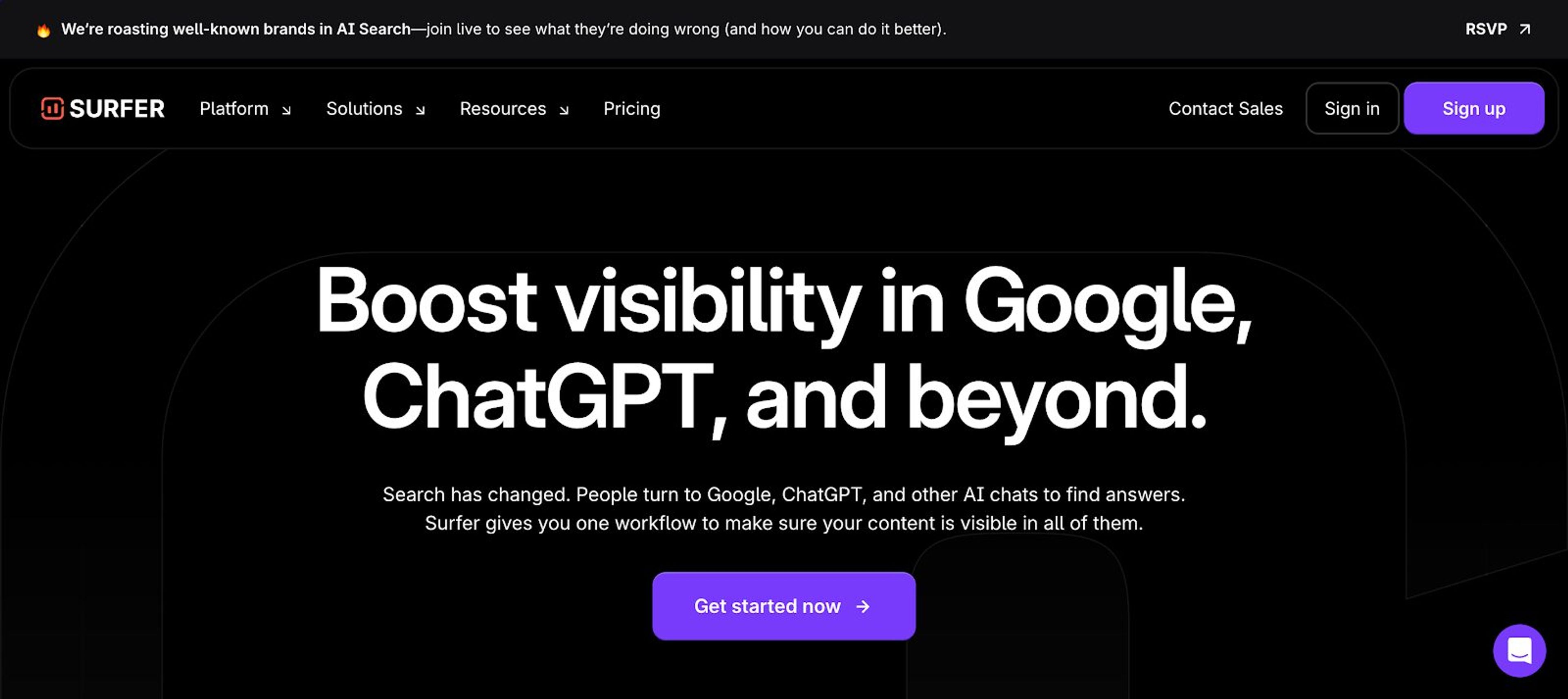 Surfer SEO uses generative AI to create