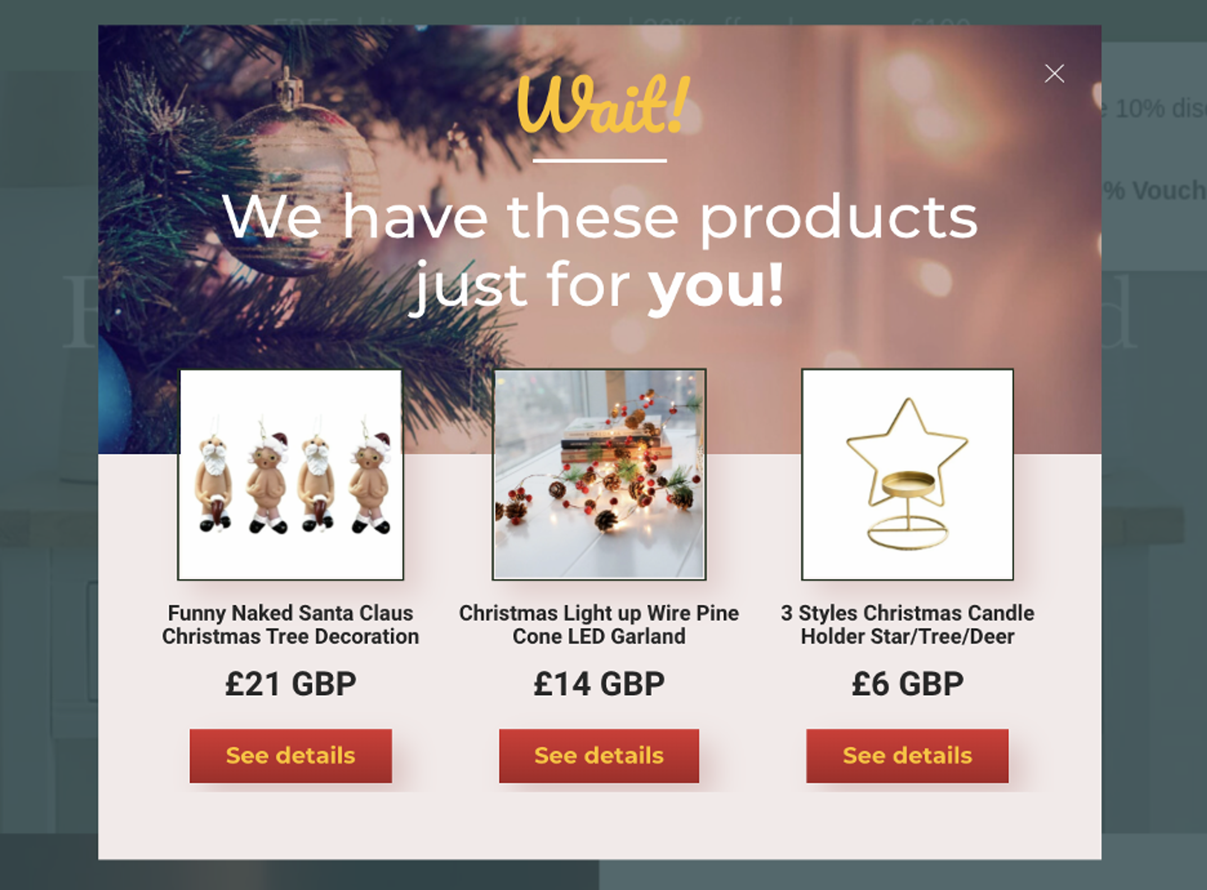 Illustration for: Christmas Popups: 14 Creative Examples & 24 Free Templates