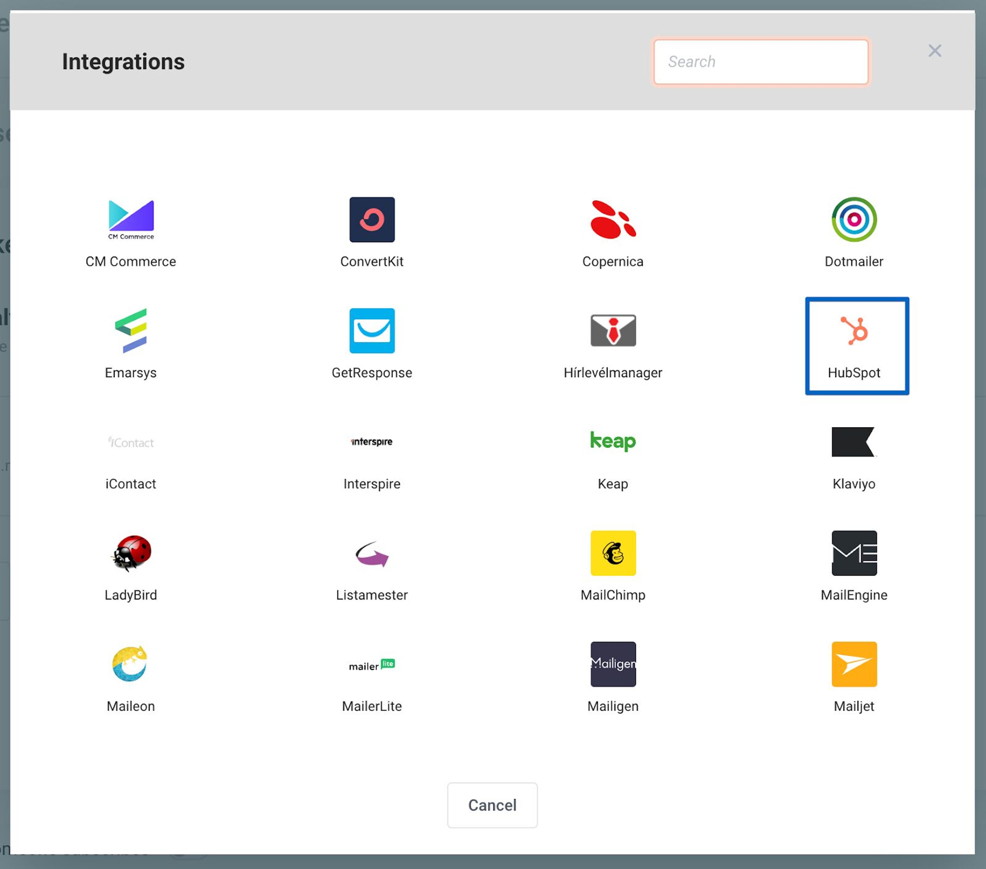Integrate OptiMonk and HubSpot and target your contacts.