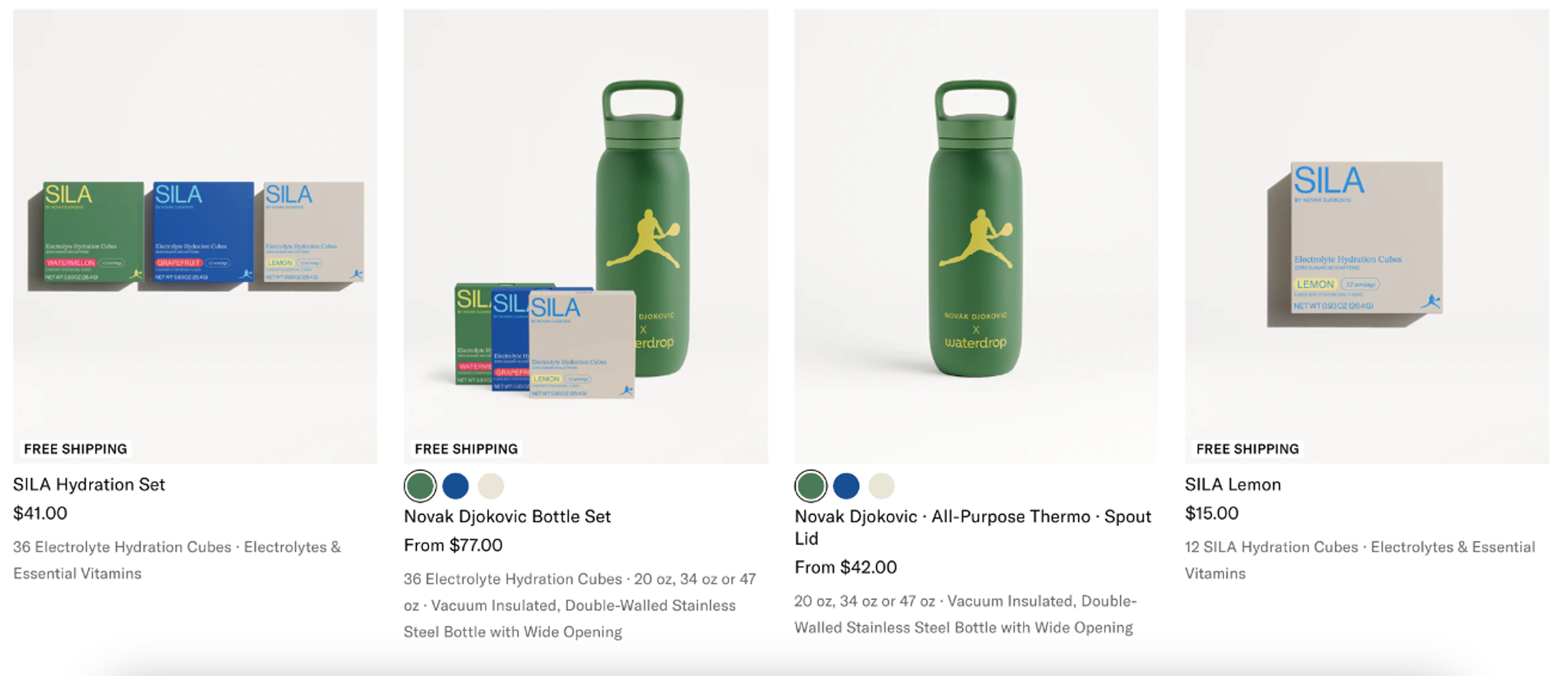 Waterdrop collaboration with Novak Djokovic