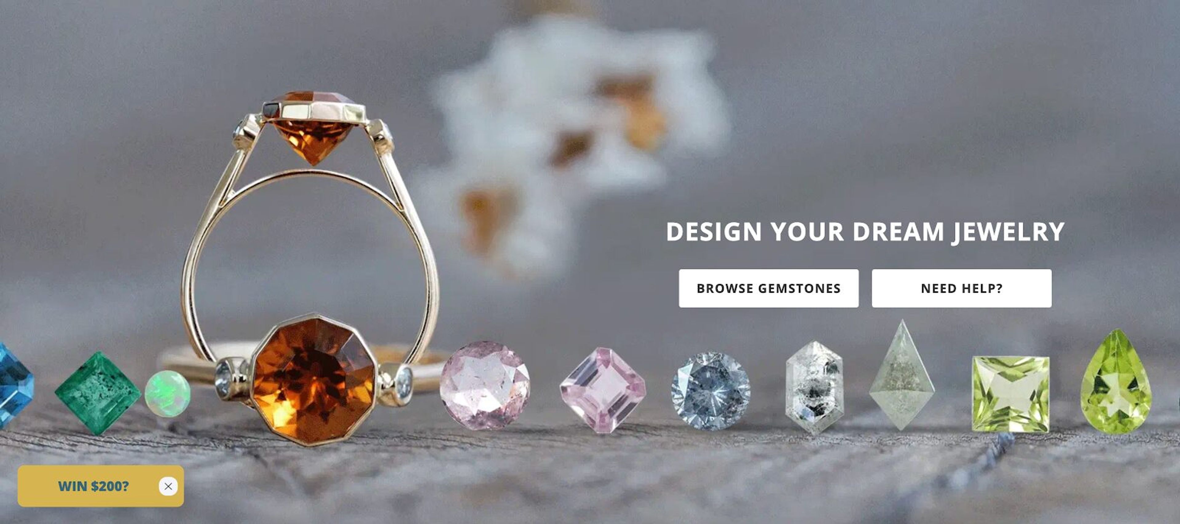 Gardens of the Sun’s teaser popup example