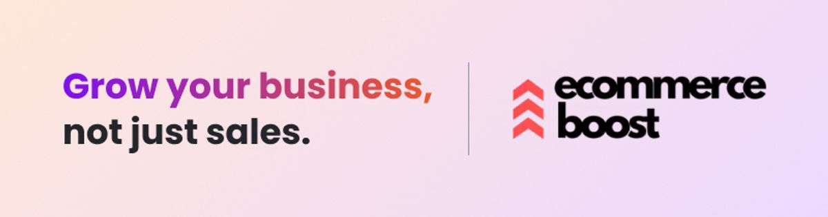 Ecommerce boost banner